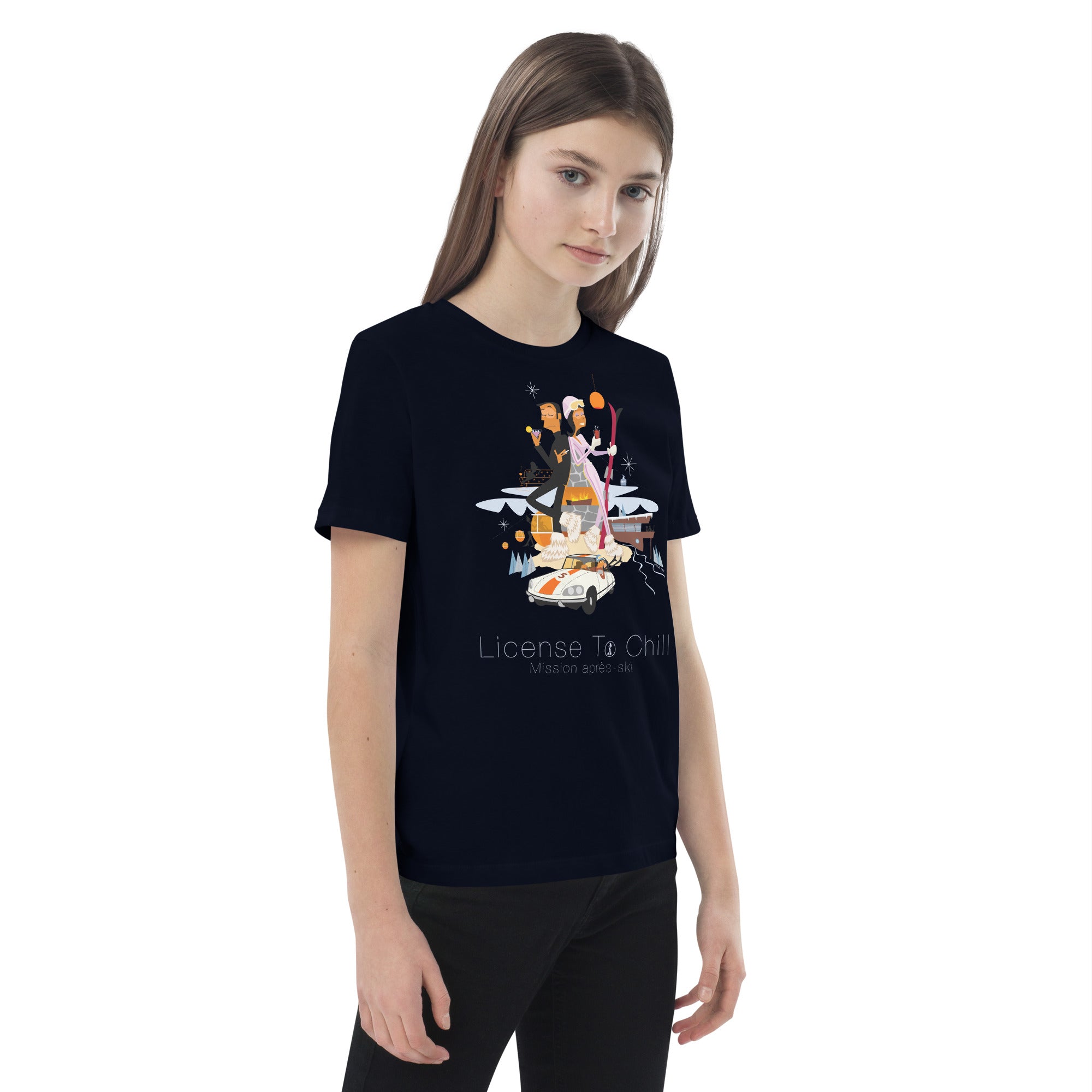 T-shirt en coton bio enfant License To Chill Mission Après-Ski