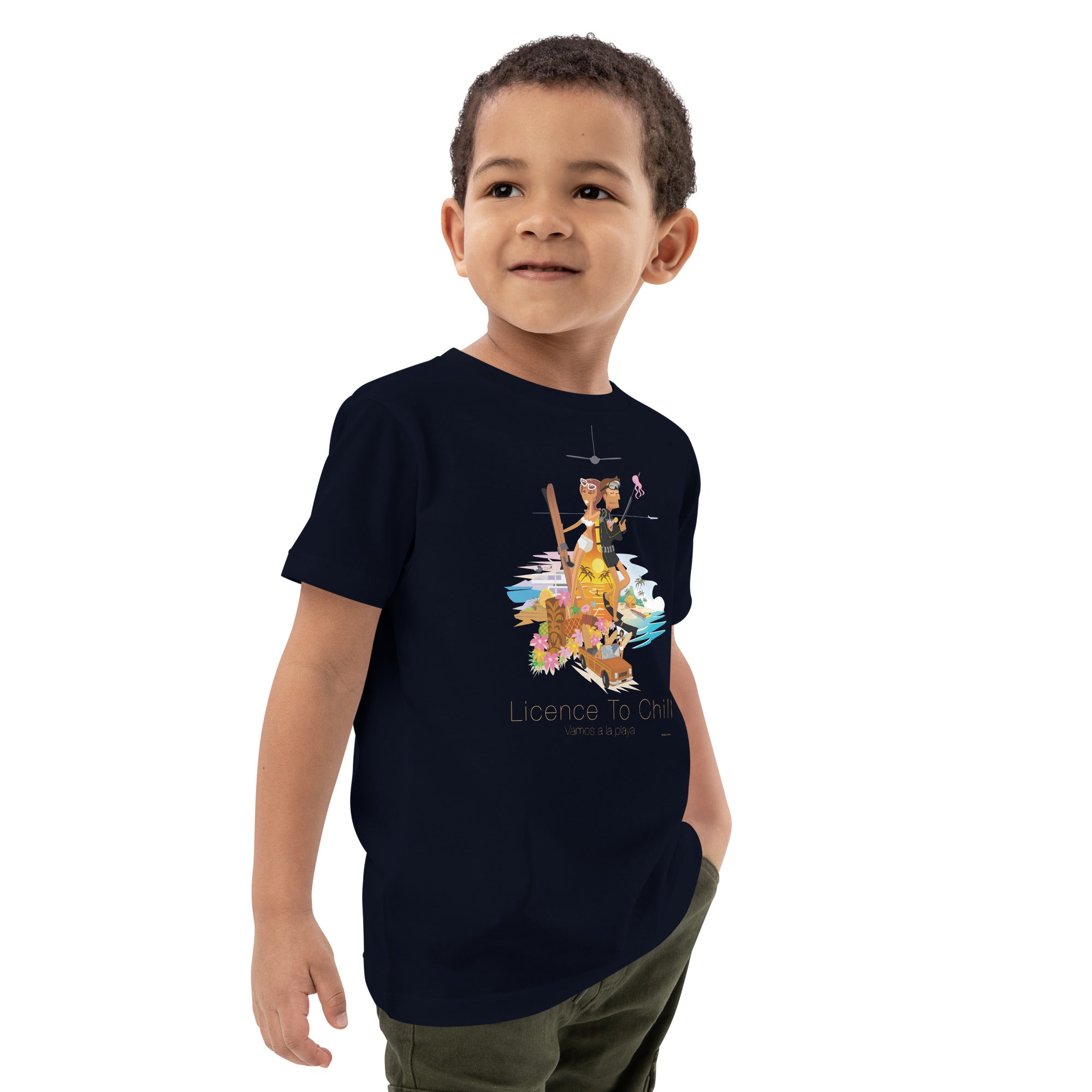 T-shirt en coton bio enfant License to Chill Vamos a la Playa