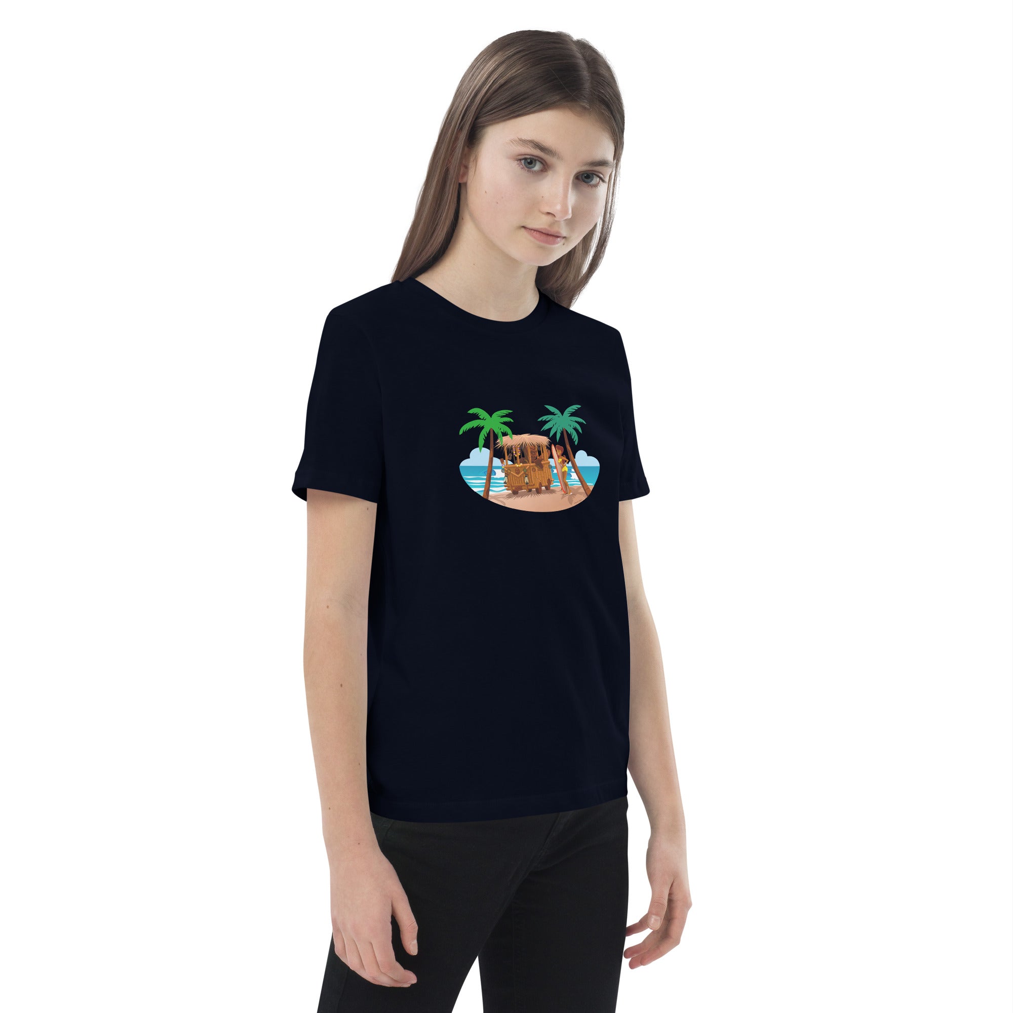 T-shirt en coton bio enfant Tiki Kombi