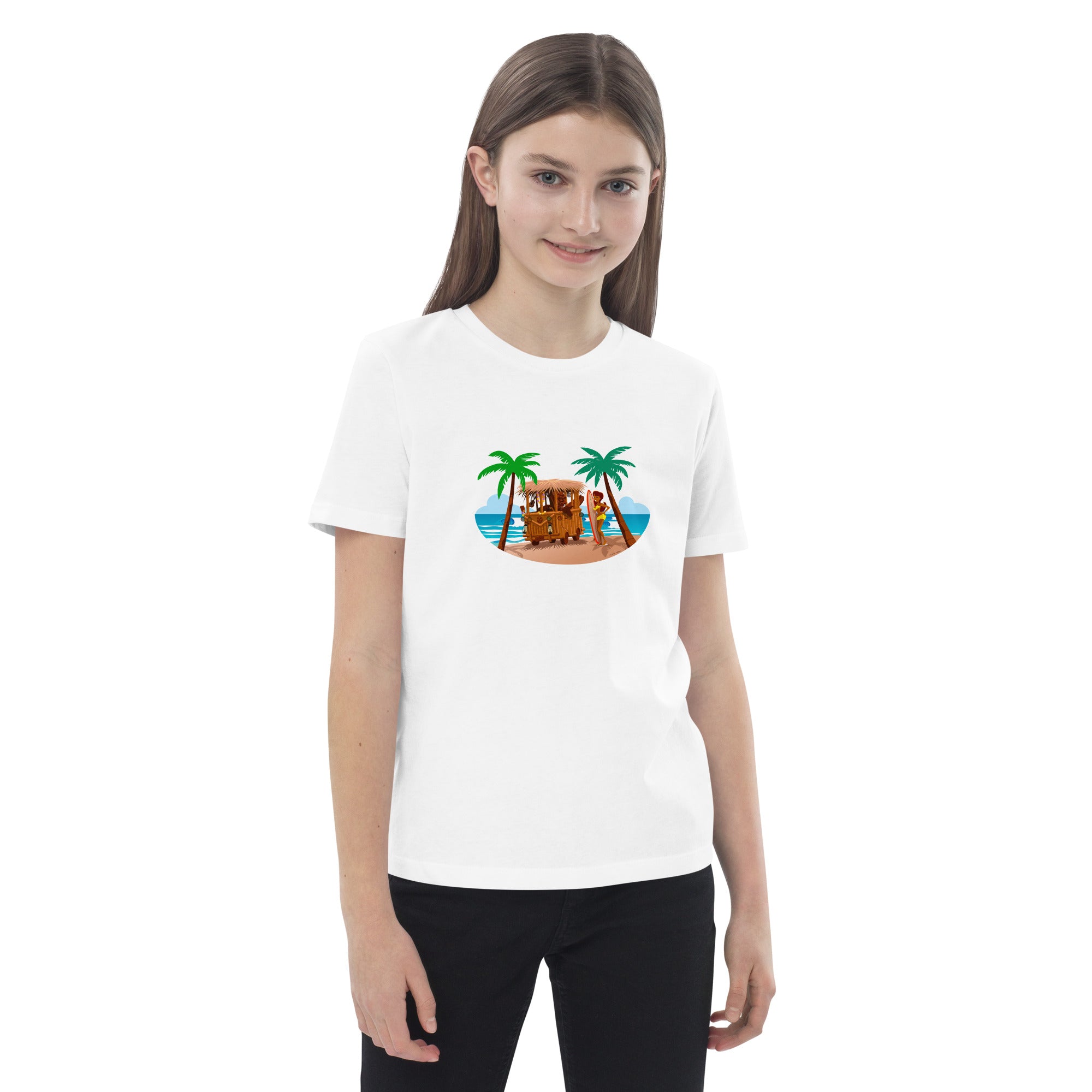 T-shirt en coton bio enfant Tiki Kombi