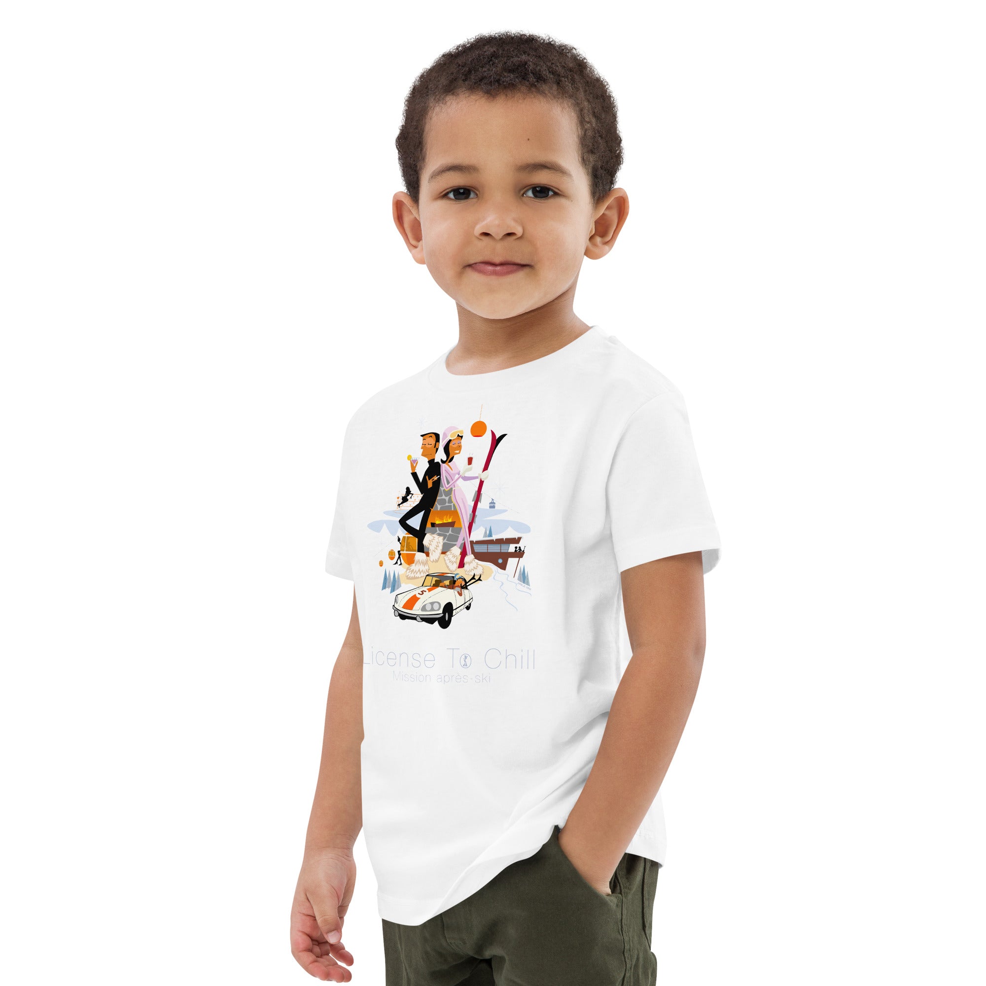 T-shirt en coton bio enfant License To Chill Mission Après-Ski