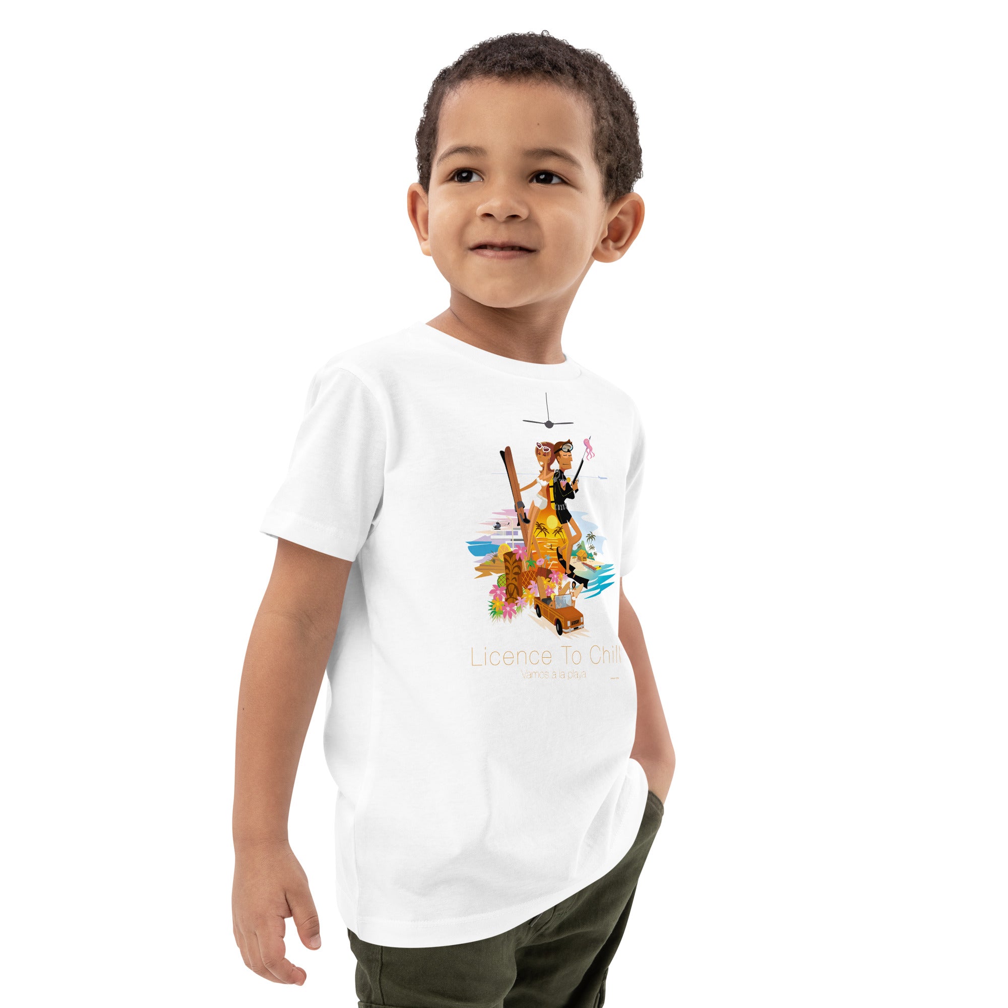 T-shirt en coton bio enfant License to Chill Vamos a la Playa