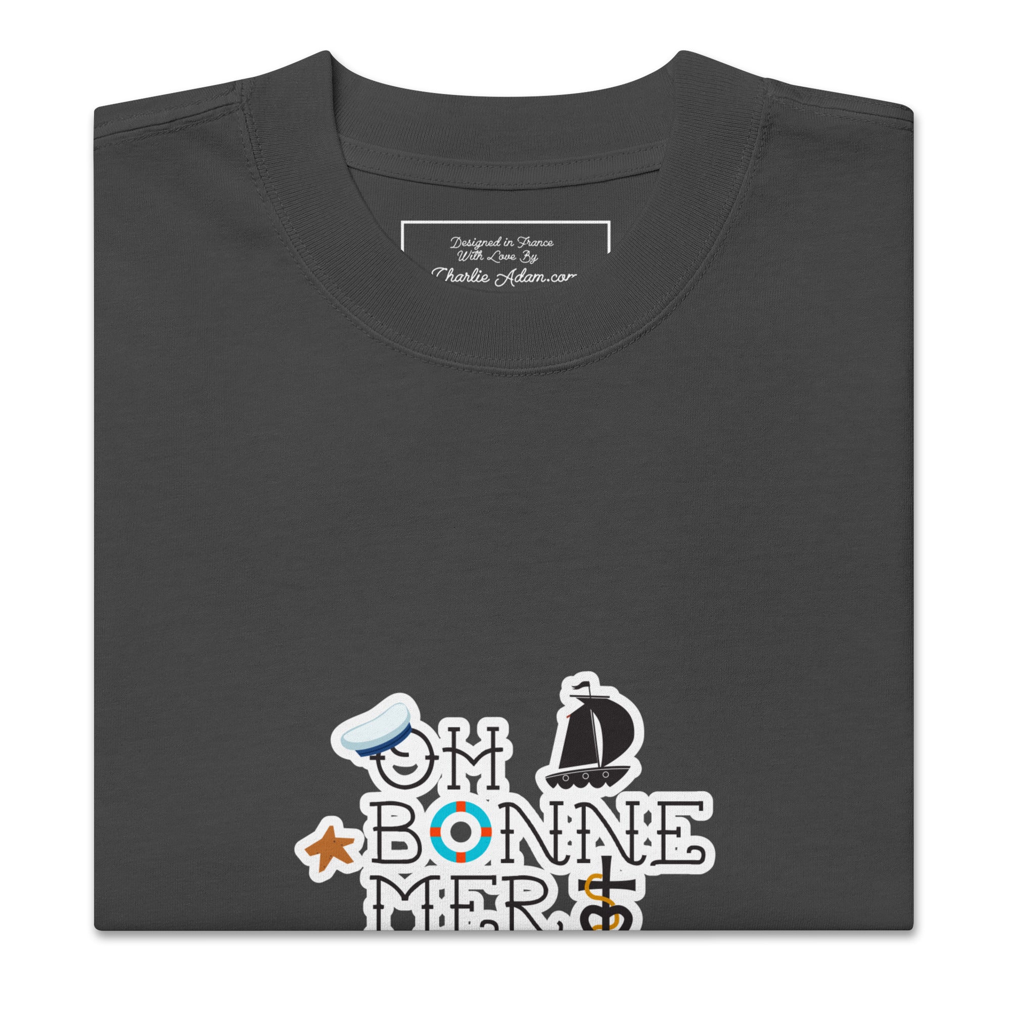 T-shirt oversize épais en cotton Oh Bonne Mer 3
