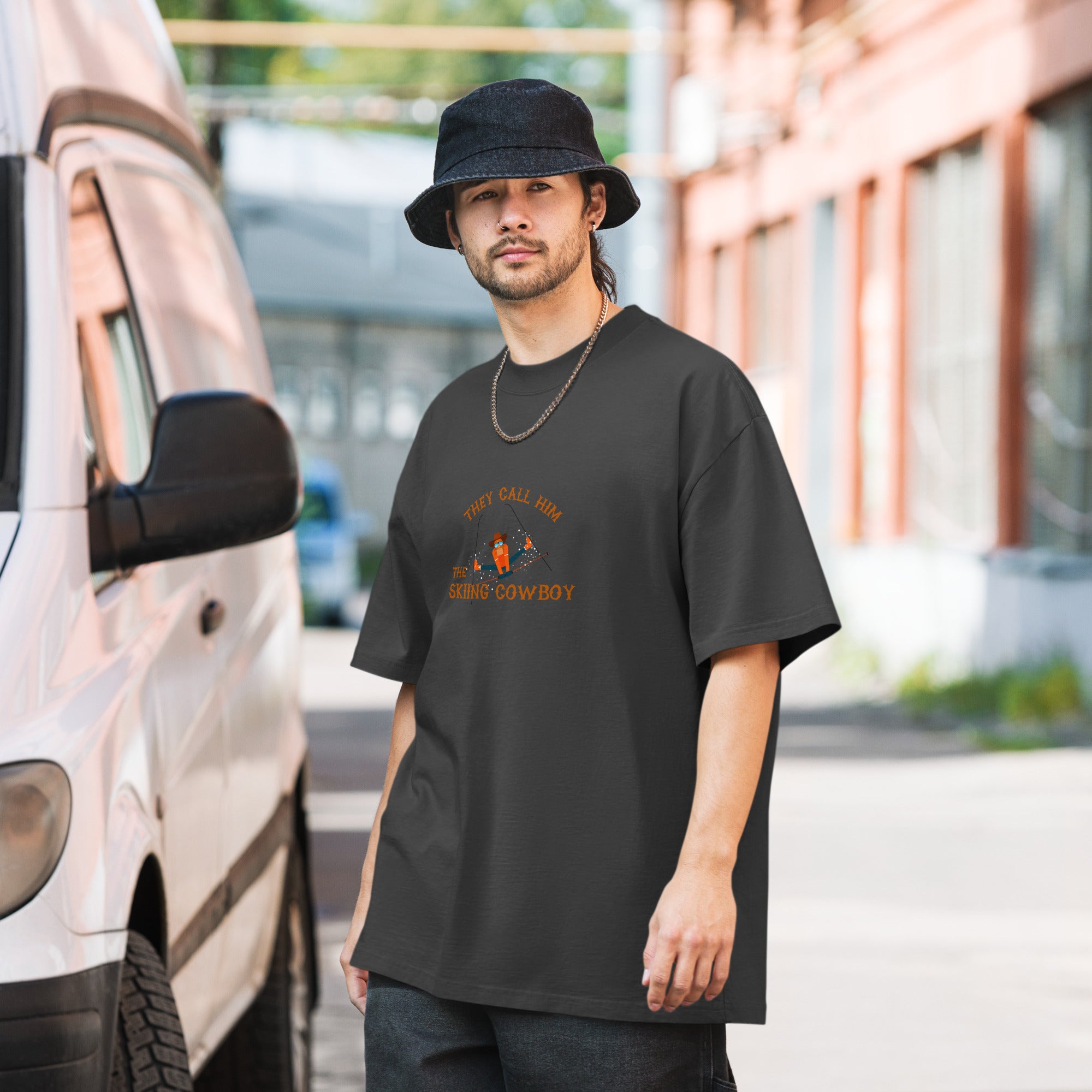 T-shirt oversize épais en cotton Hot Dogger