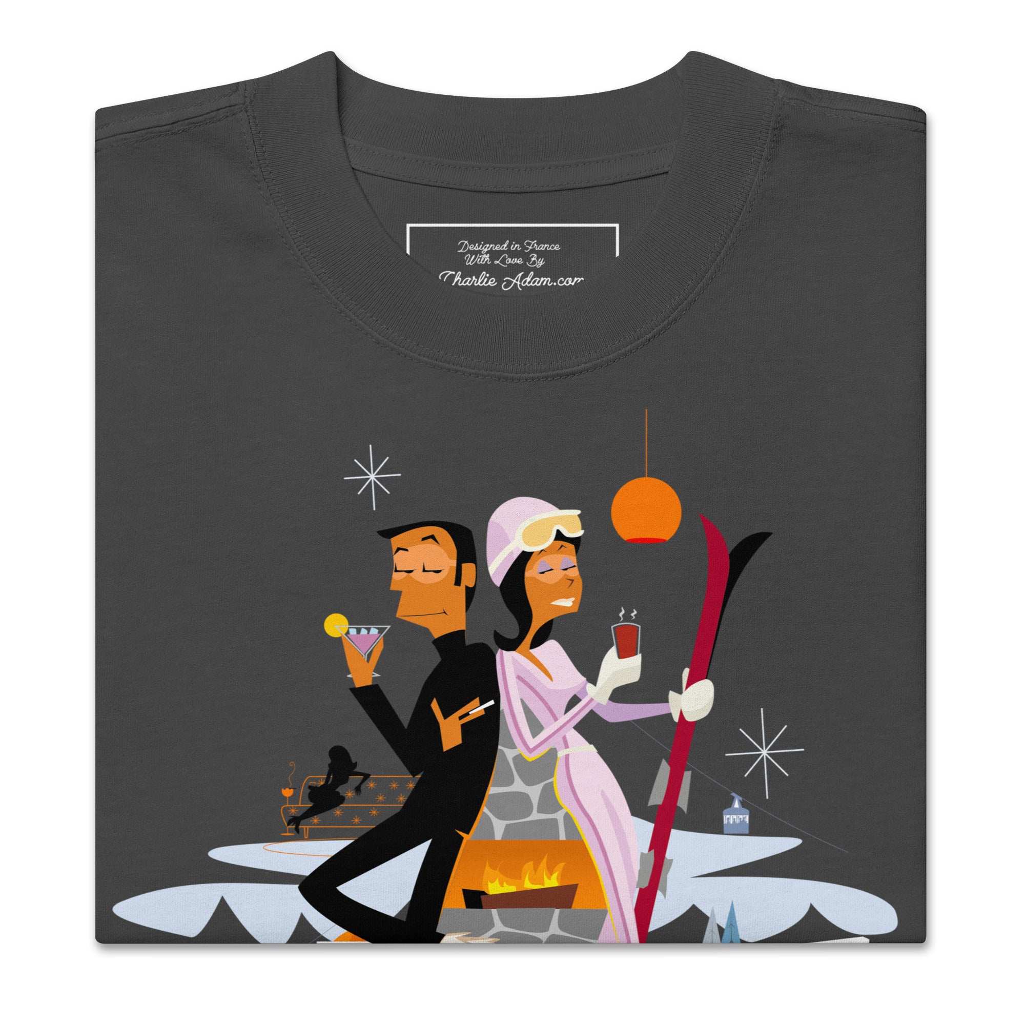 T-shirt oversize épais en coton License To Chill Mission Après-Ski