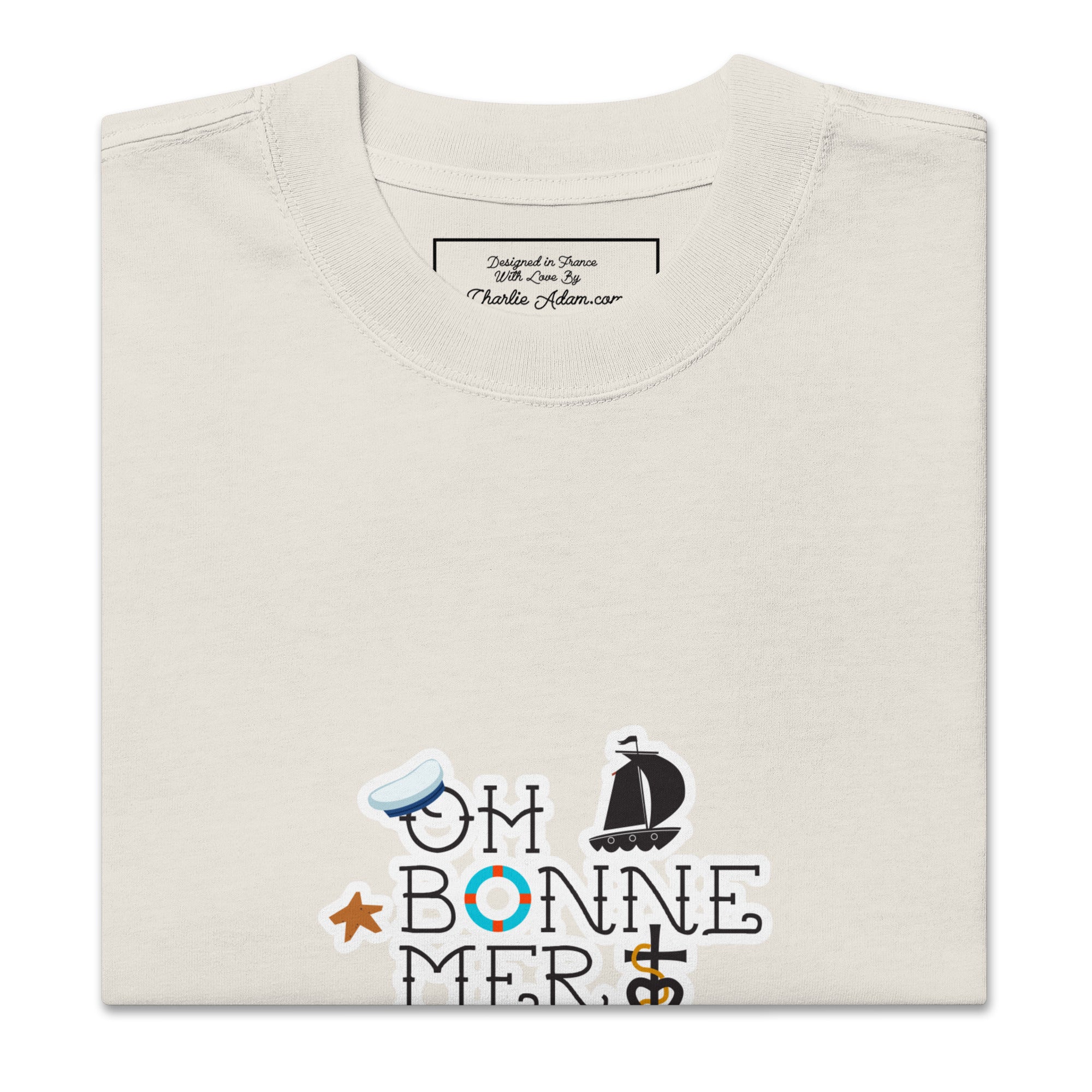 T-shirt oversize épais en cotton Oh Bonne Mer 3