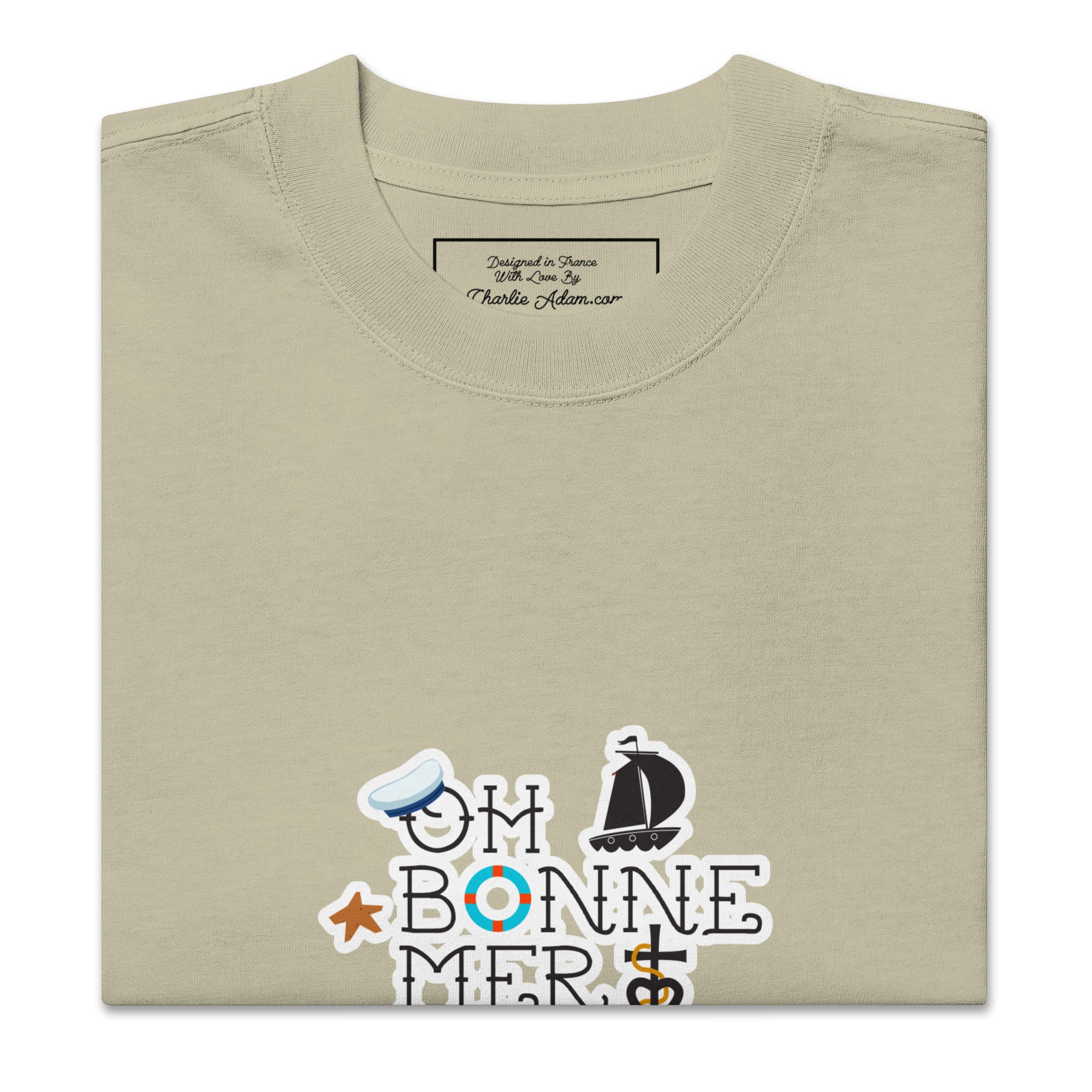 T-shirt oversize épais en cotton Oh Bonne Mer 3