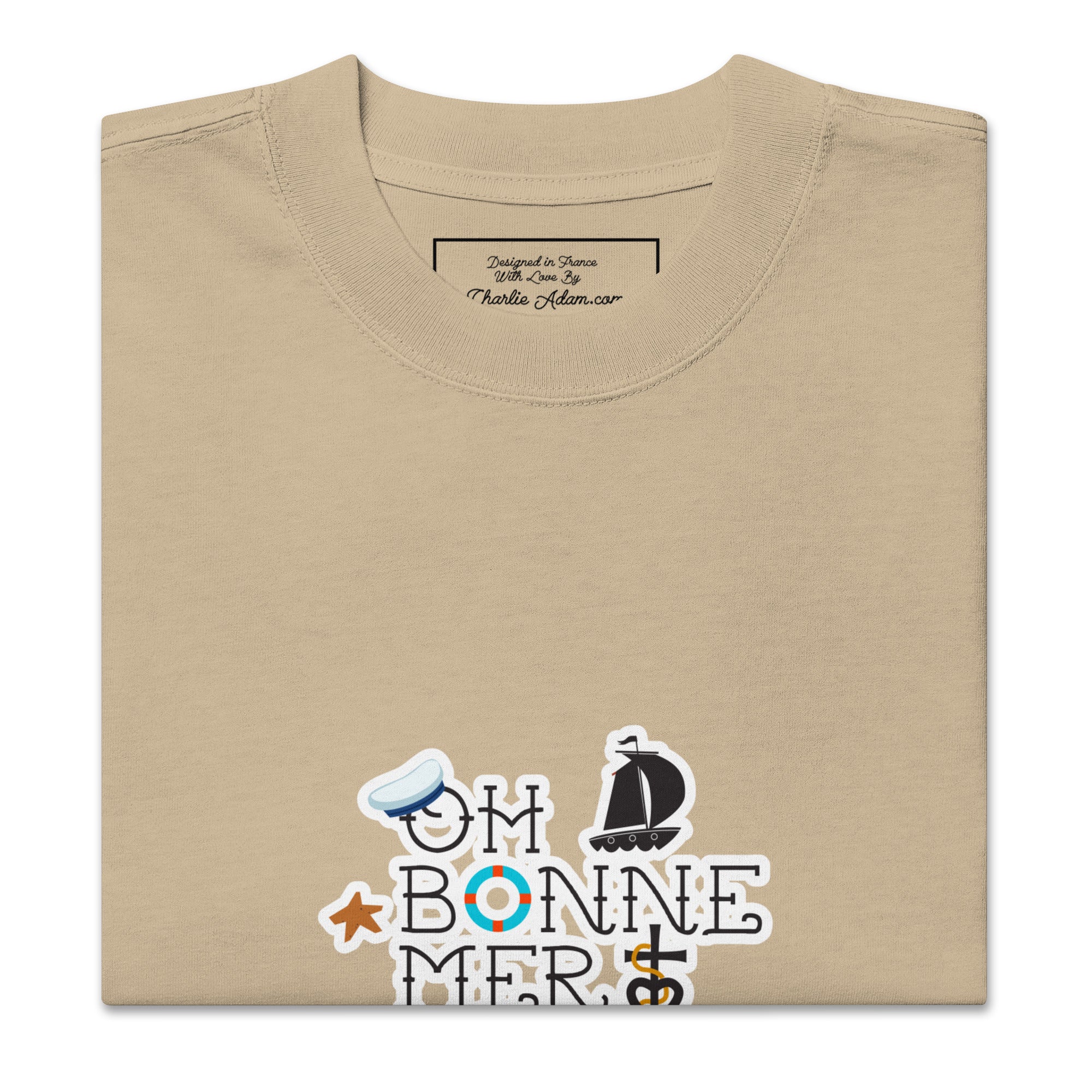 T-shirt oversize épais en cotton Oh Bonne Mer 3