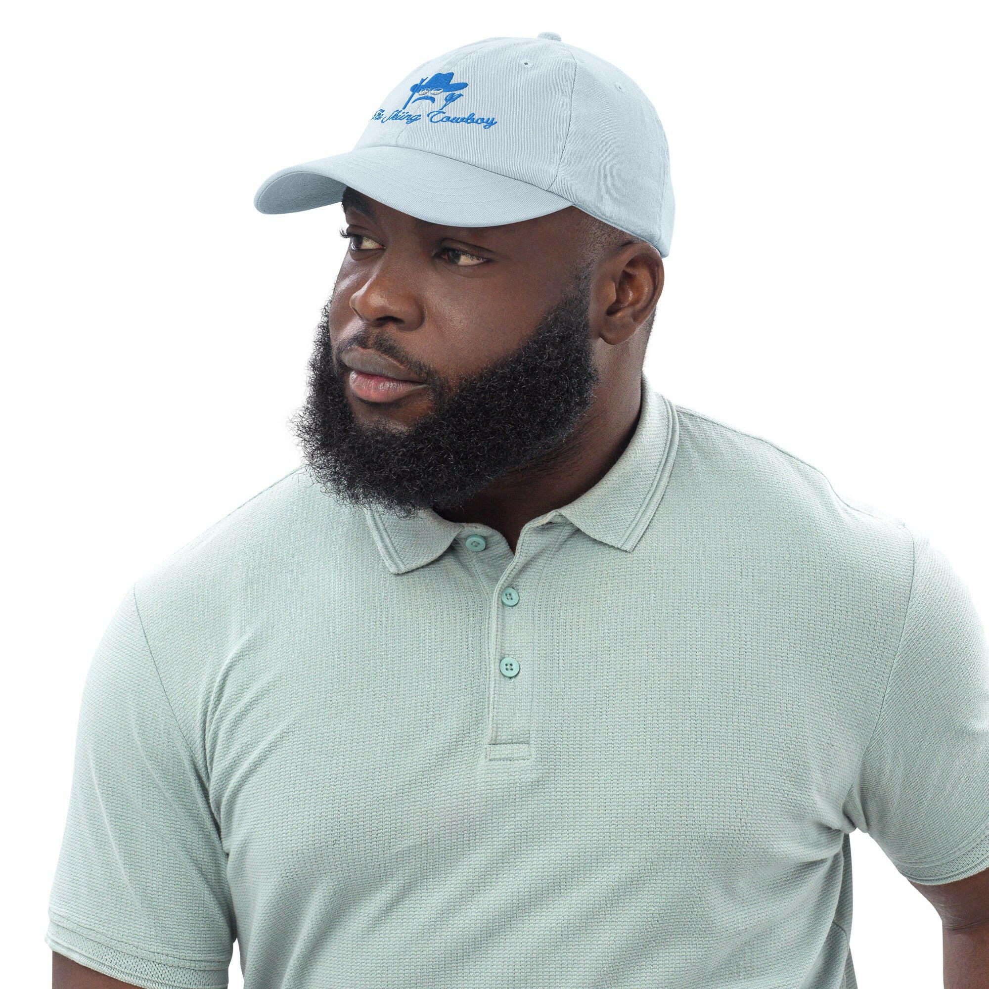 Casquette de baseball pastel The Skiing Cowboy Blue