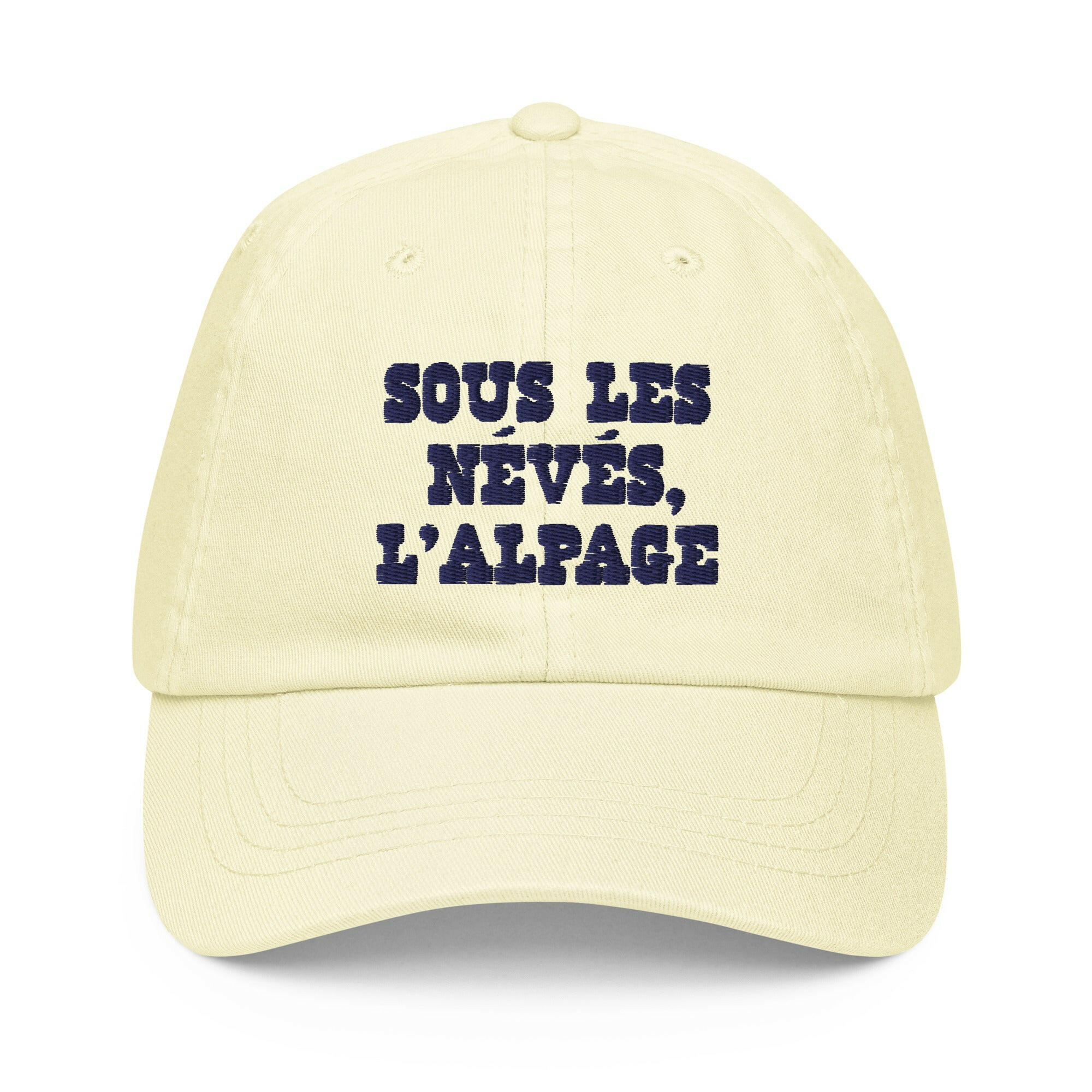 Pastel Baseball Cap Sous les névés l'alpage Navy