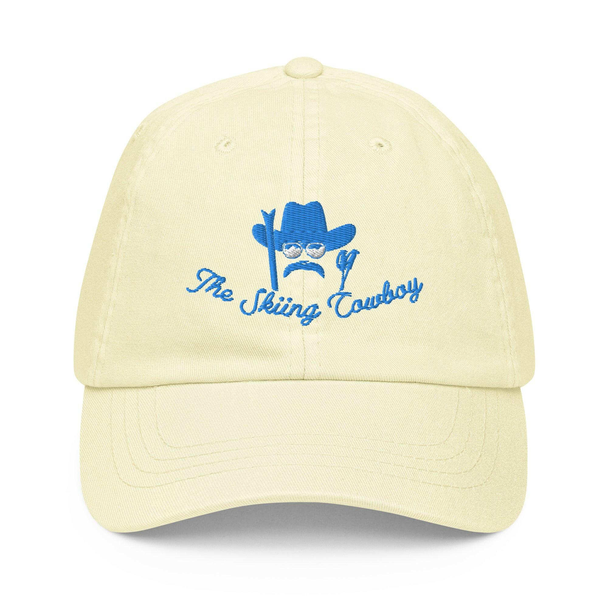 Casquette de baseball pastel The Skiing Cowboy Blue