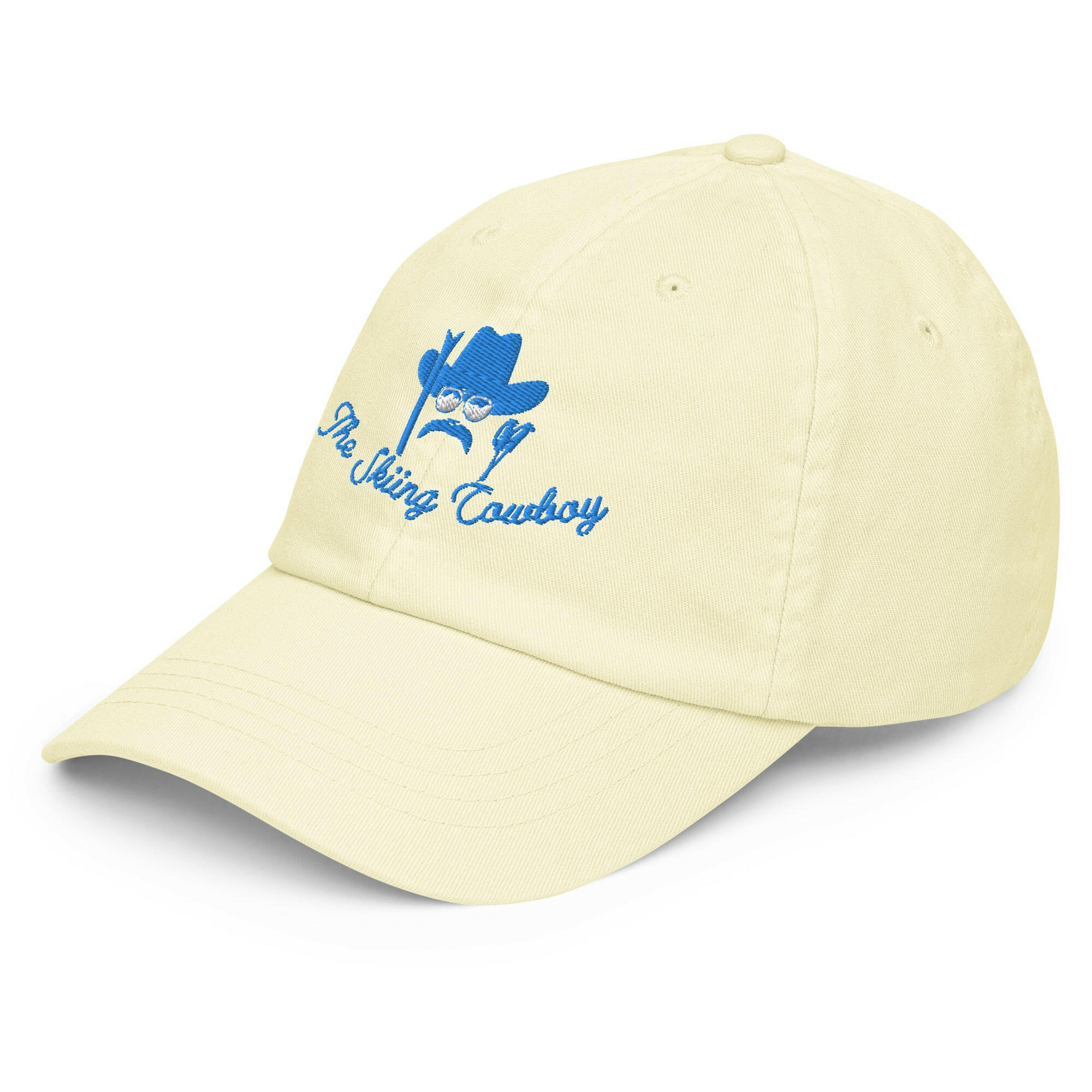 Casquette de baseball pastel The Skiing Cowboy Blue