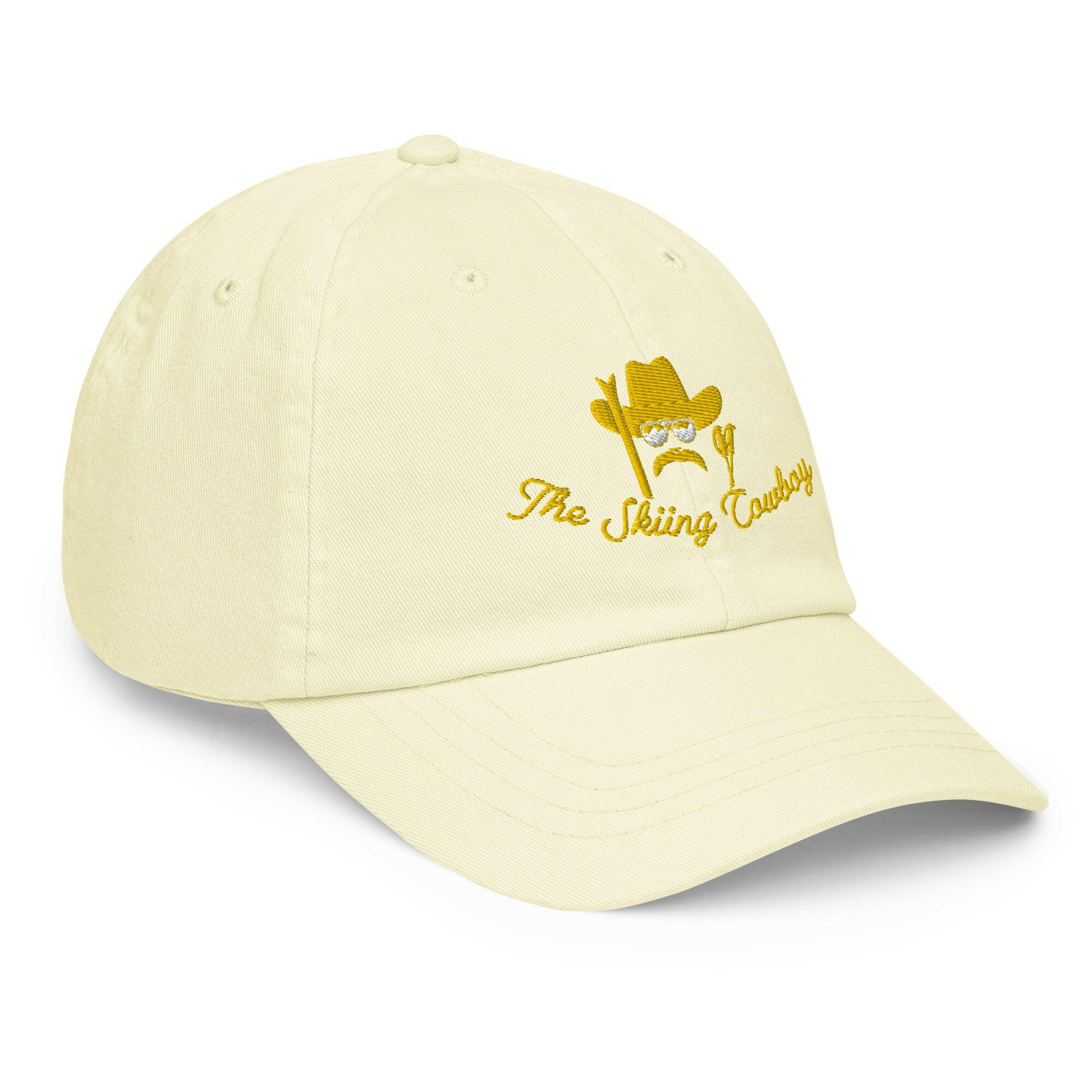 Casquette de baseball pastel The Skiing Cowboy Gold
