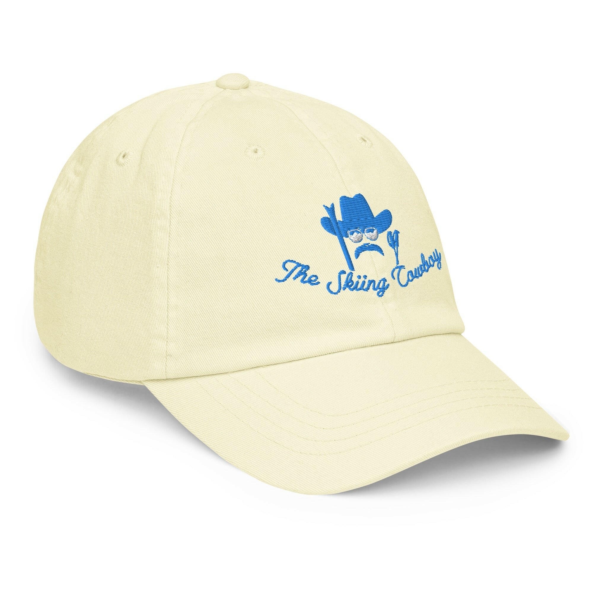 Casquette de baseball pastel The Skiing Cowboy Blue