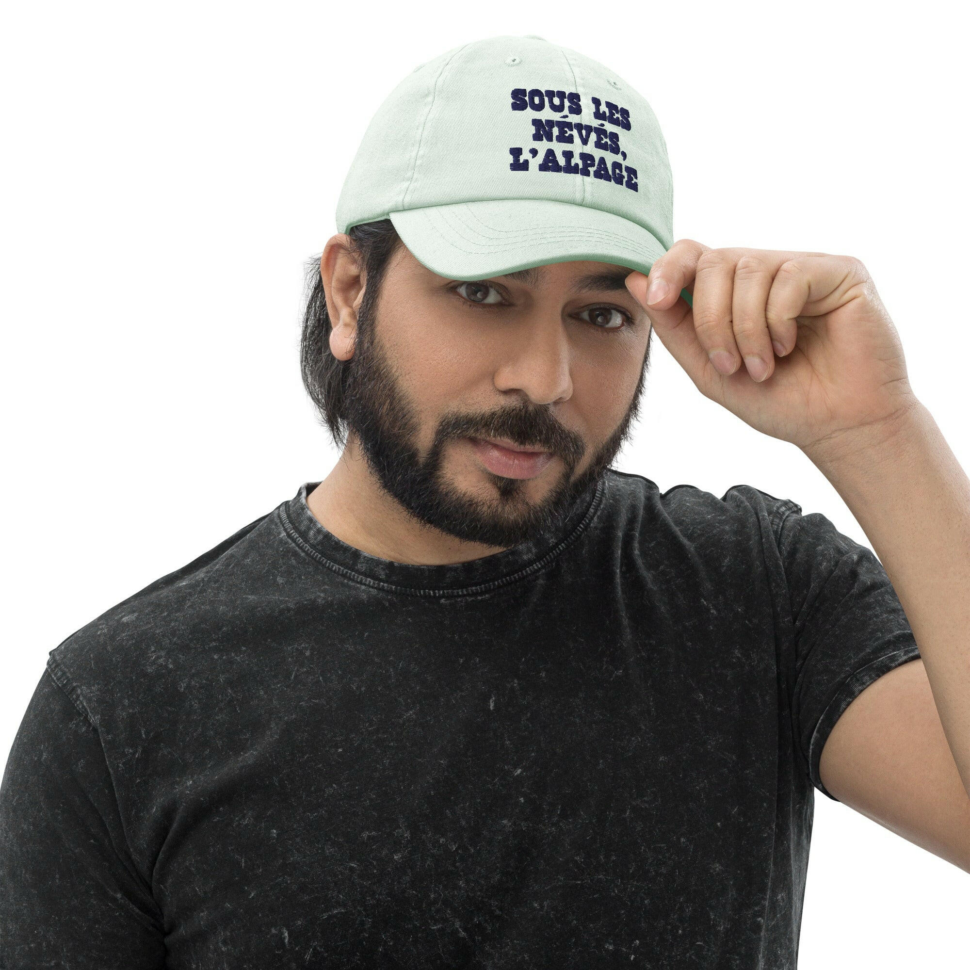 Pastel Baseball Cap Sous les névés l'alpage Navy