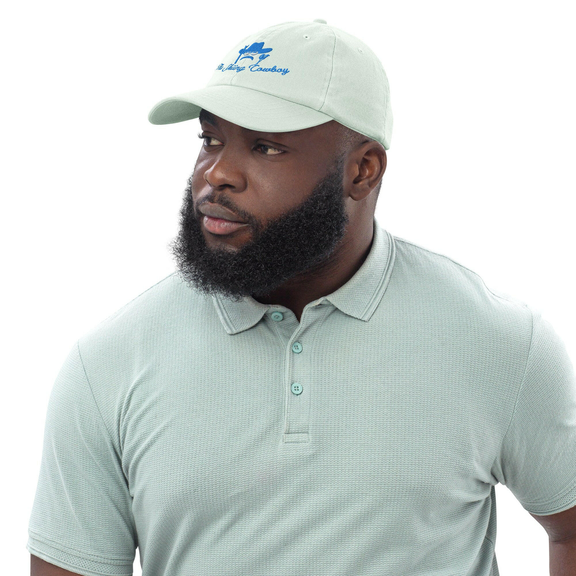 Casquette de baseball pastel The Skiing Cowboy Blue