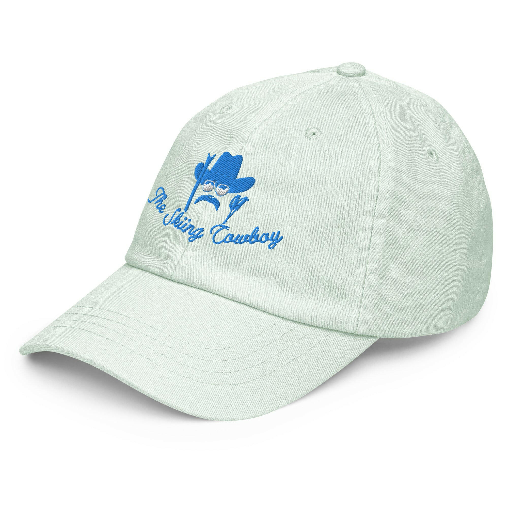 Casquette de baseball pastel The Skiing Cowboy Blue
