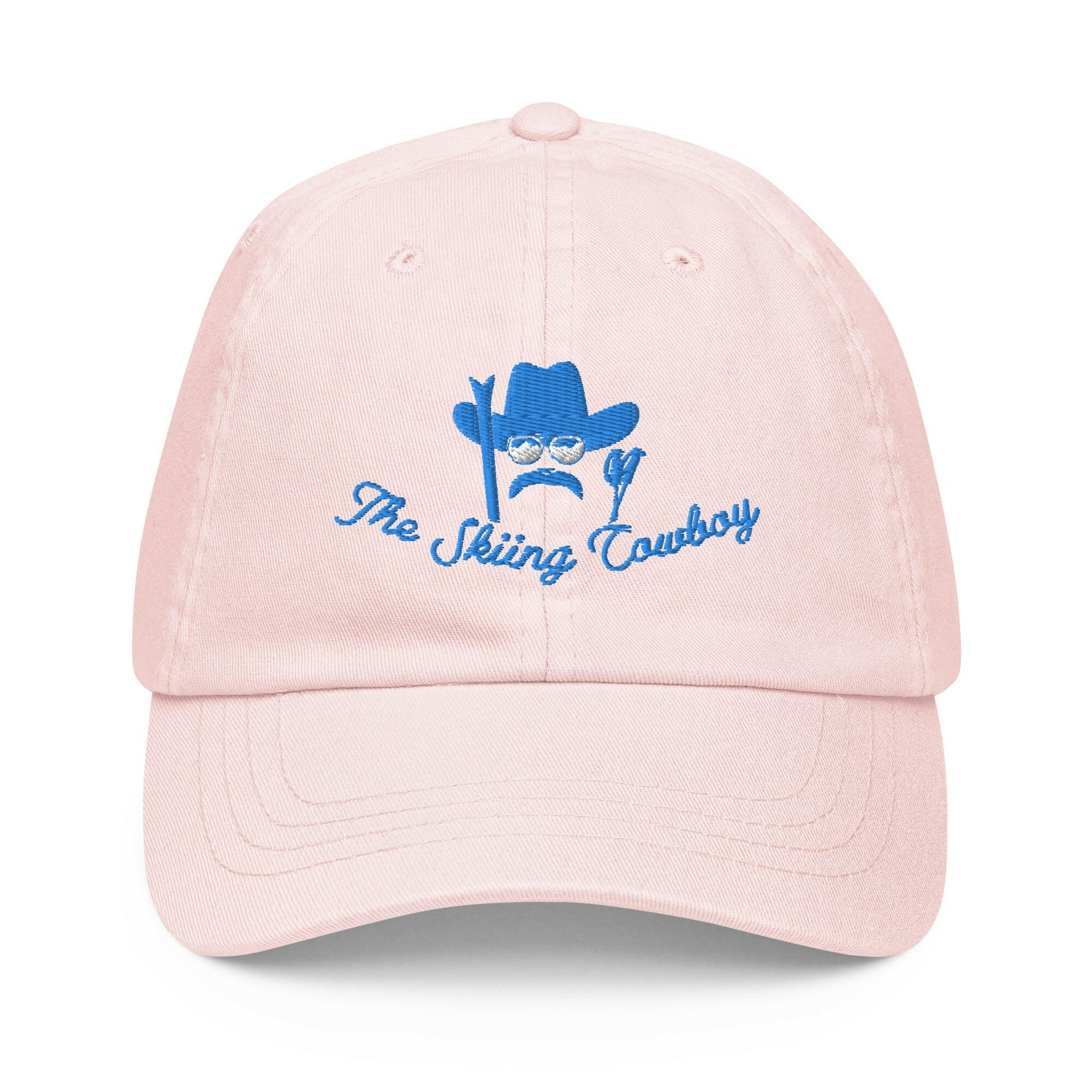 Casquette de baseball pastel The Skiing Cowboy Blue