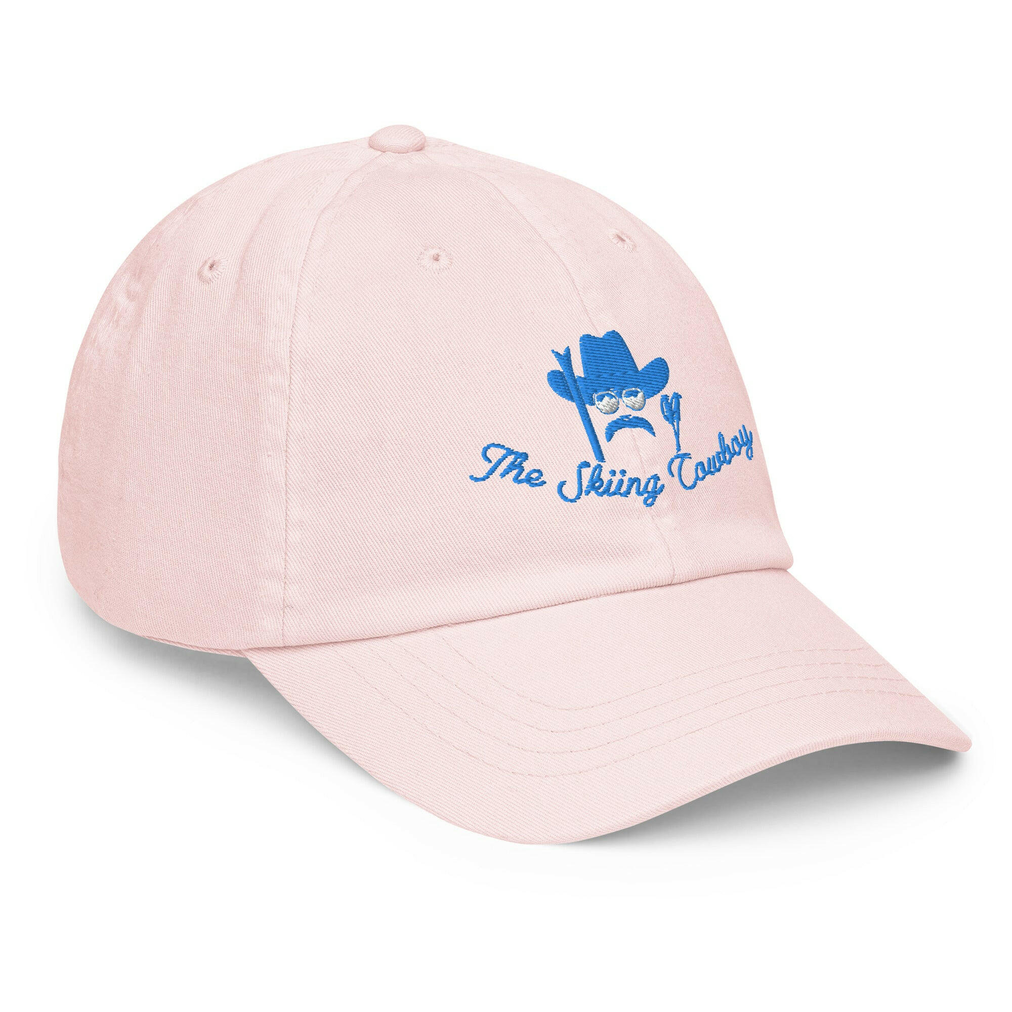 Casquette de baseball pastel The Skiing Cowboy Blue