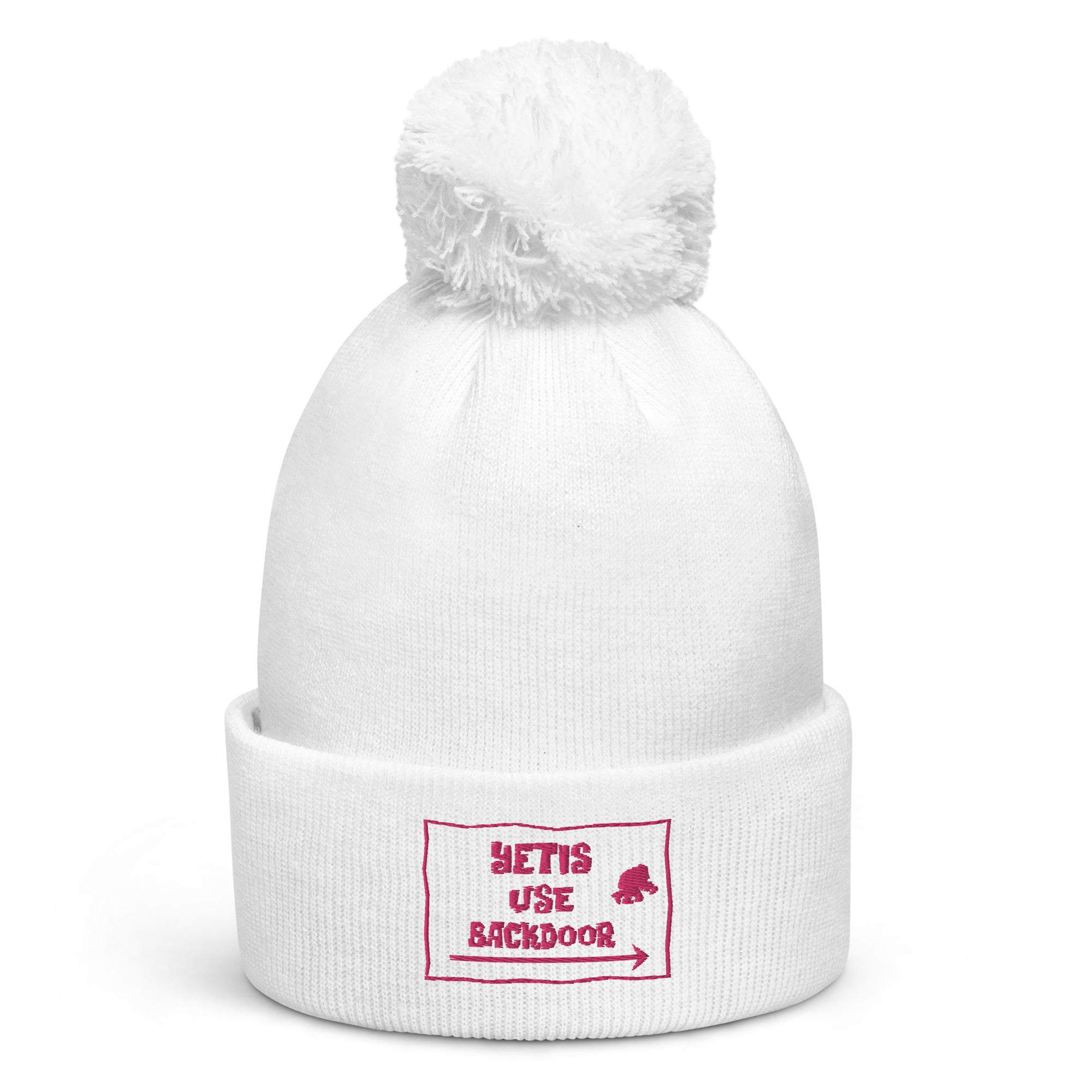 Pom pom beanie Yetis use backdoor Flamingo