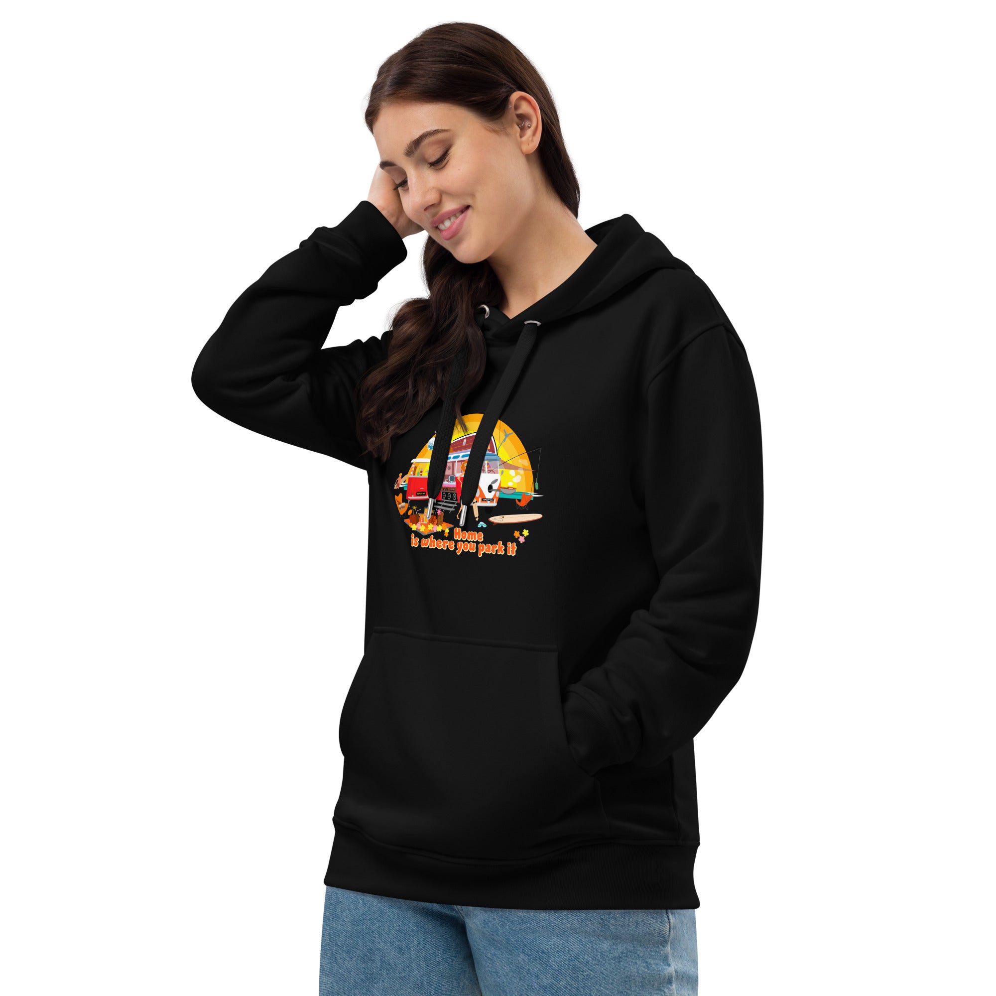 Premium eco hoodie Ultra Combi Home is where you park it