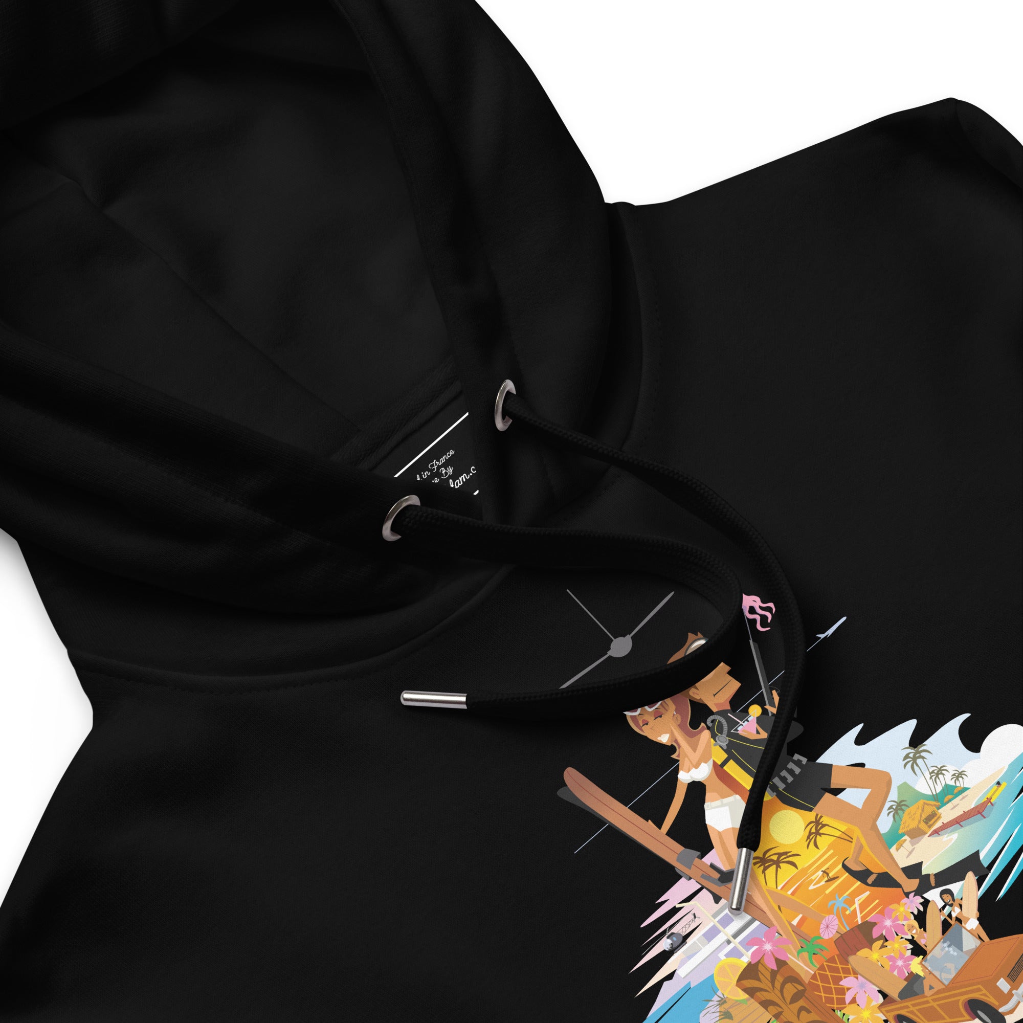 Sweat à capuche premium écologique License to Chill Vamos a la Playa