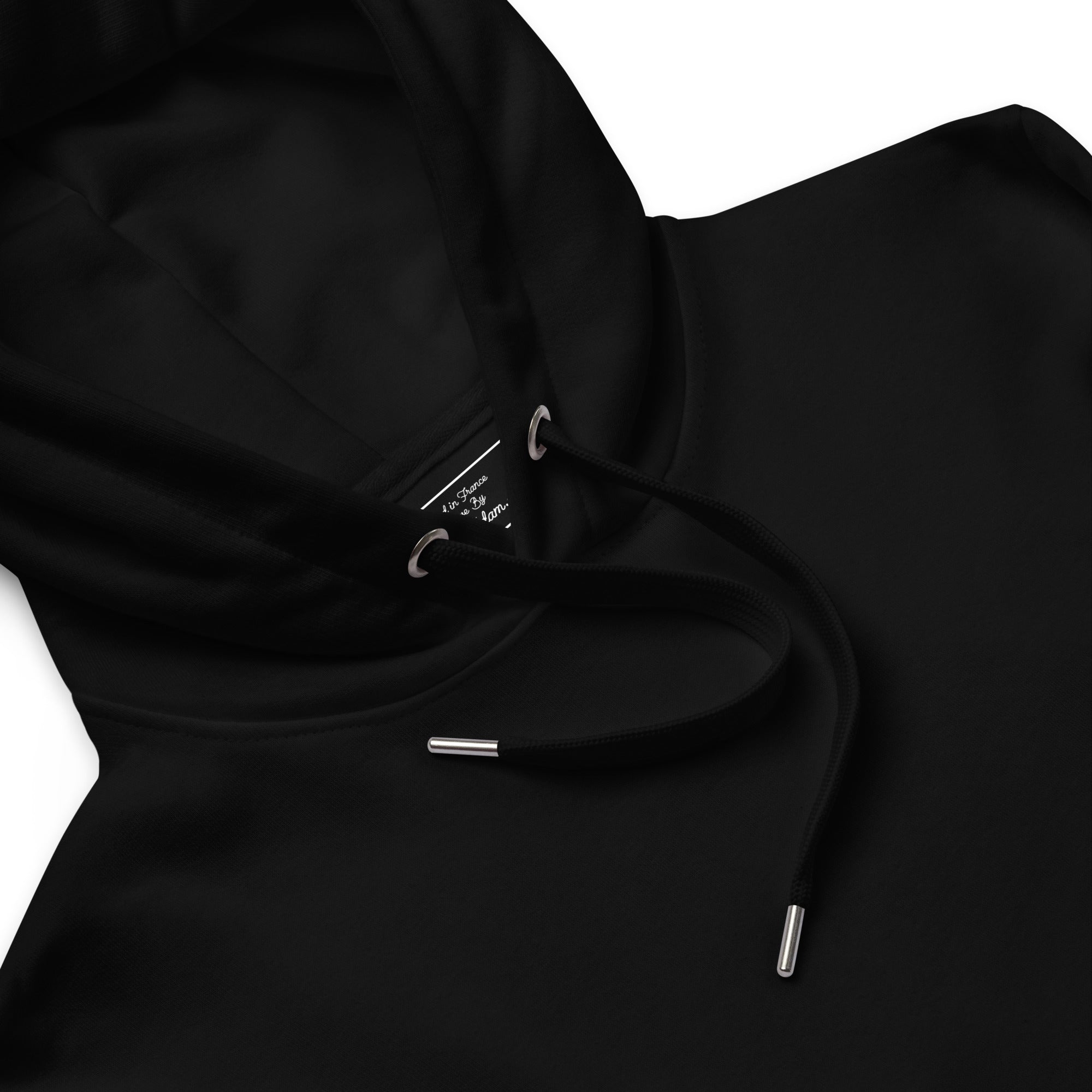 Premium eco hoodie Square Vintage Campers Home is where you park it white embroidered pattern