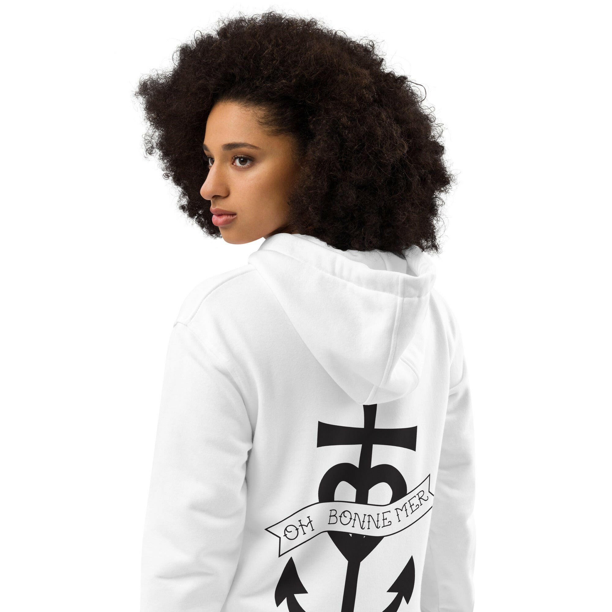 Premium eco hoodie Oh Bonne Mer 1 extra large pattern on back
