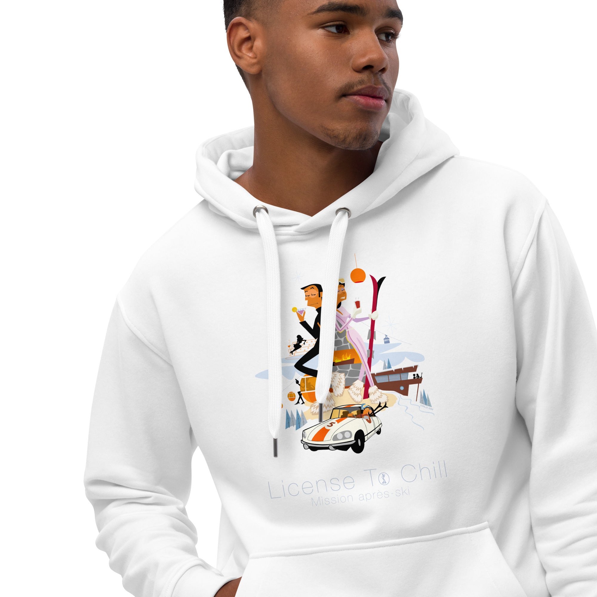 Sweat à capuche premium écologique License To Chill Mission Après-Ski