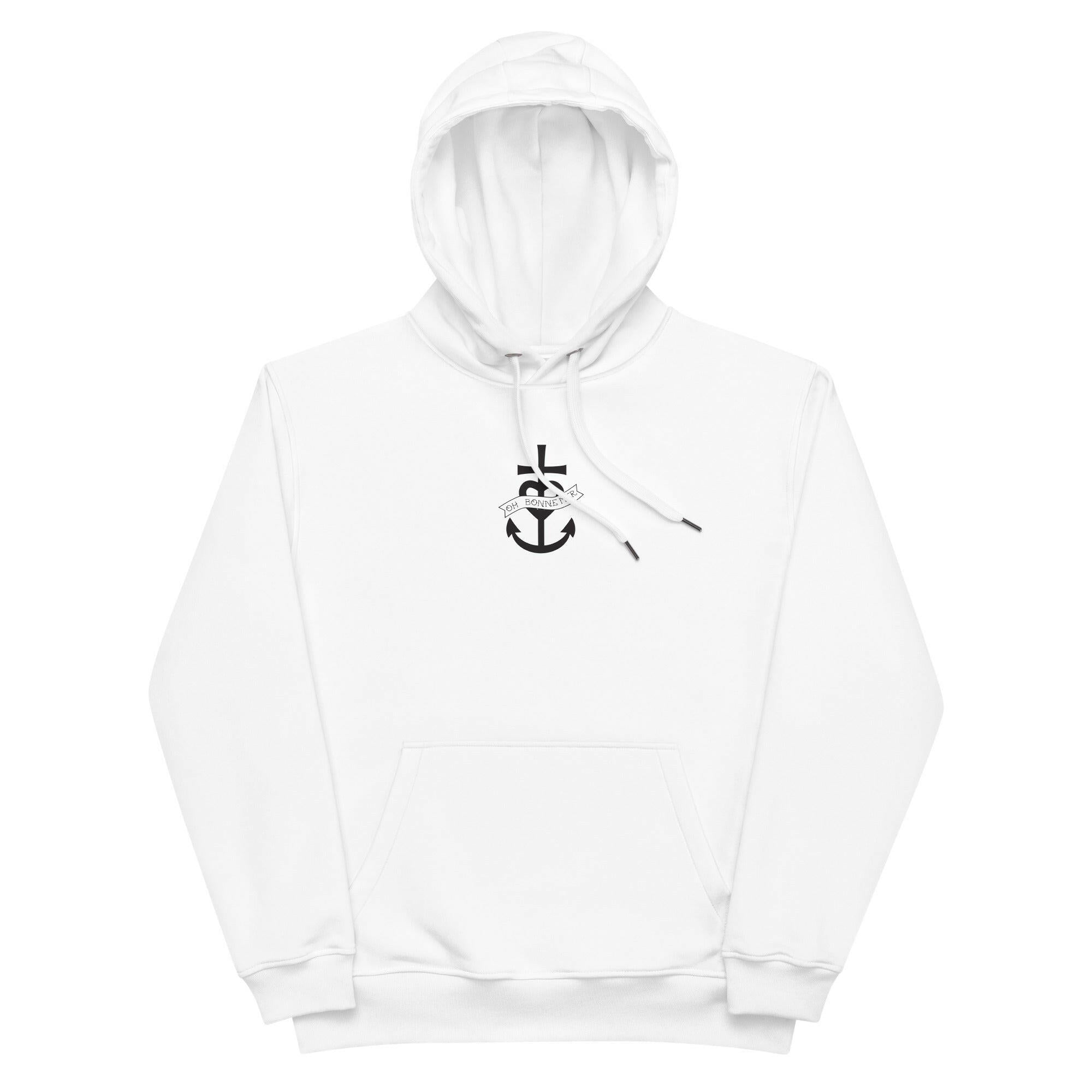 Premium eco hoodie Oh Bonne Mer 1 small pattern on front