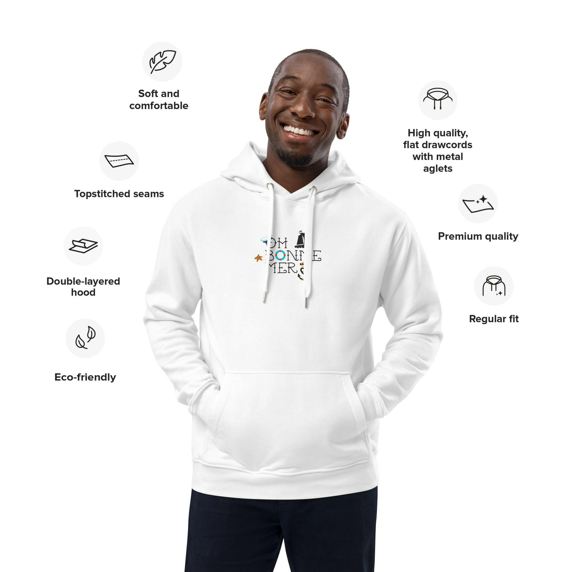 Premium eco hoodie Oh Bonne Mer 3