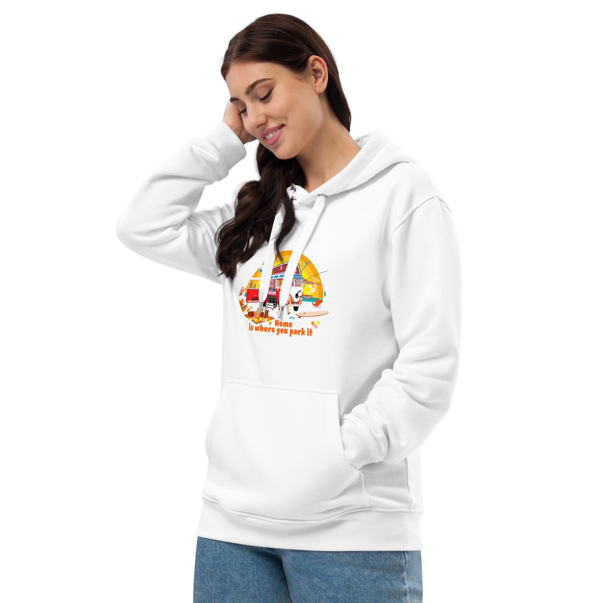 Premium eco hoodie Ultra Combi Home is where you park it