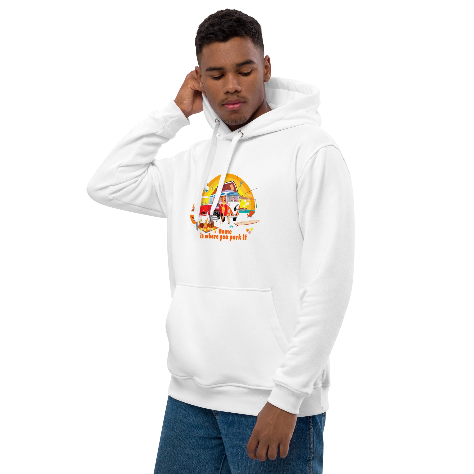 Premium eco hoodie Ultra Combi Home is where you park it