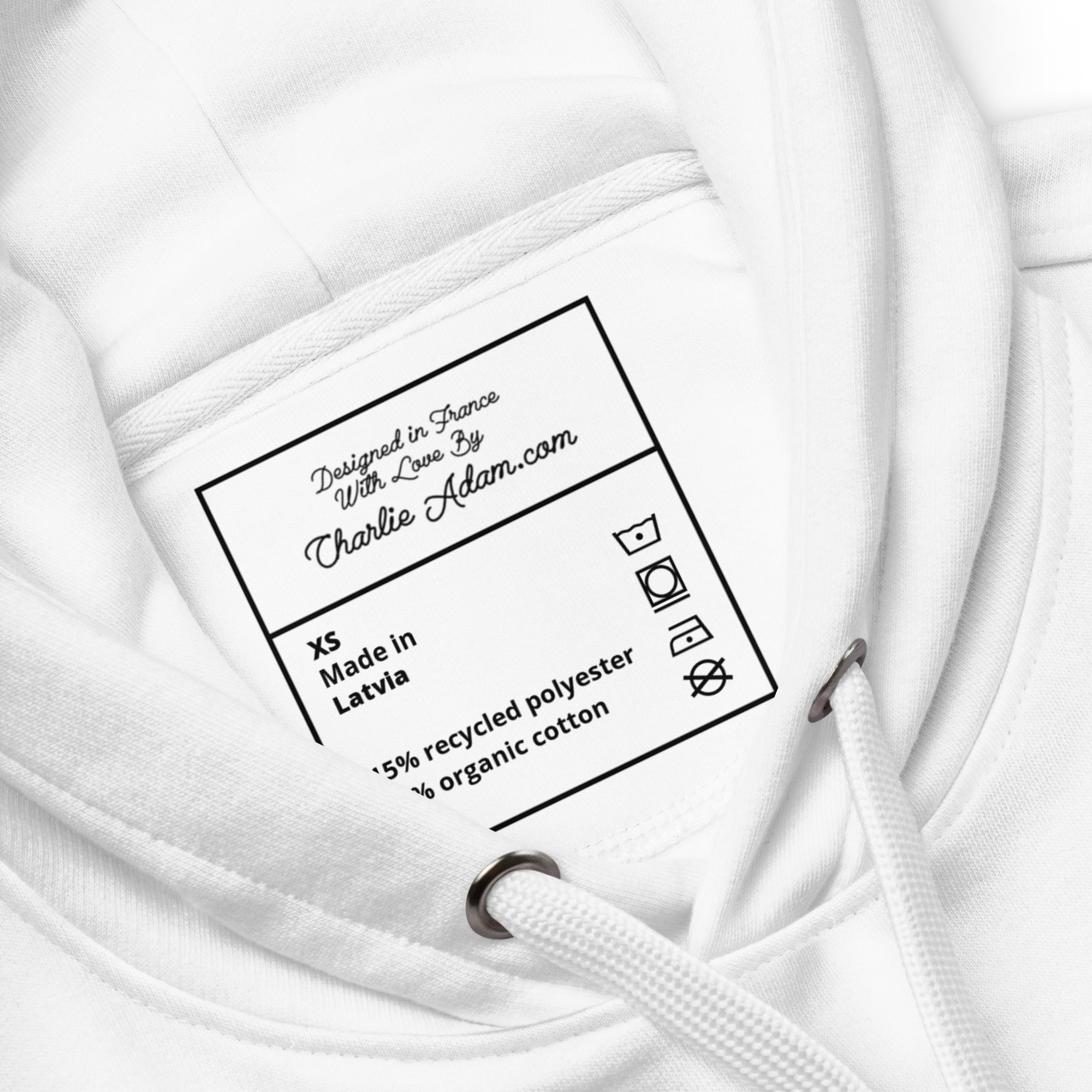 Sweat à capuche premium écologique Roller Disco 1975