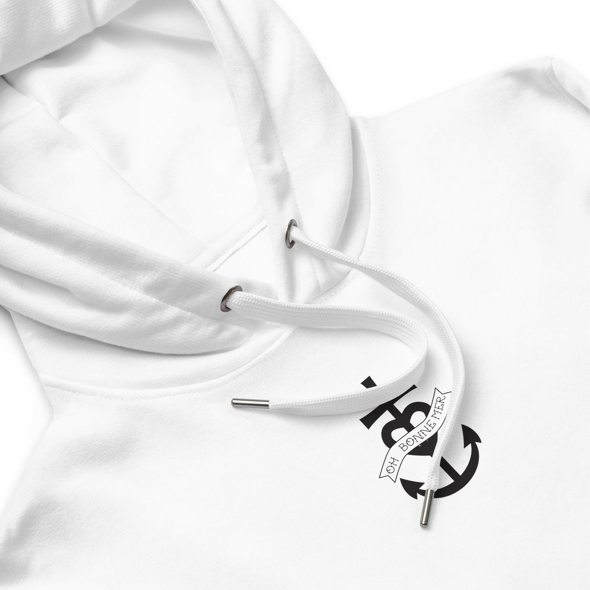 Premium eco hoodie Oh Bonne Mer 1 small pattern on front