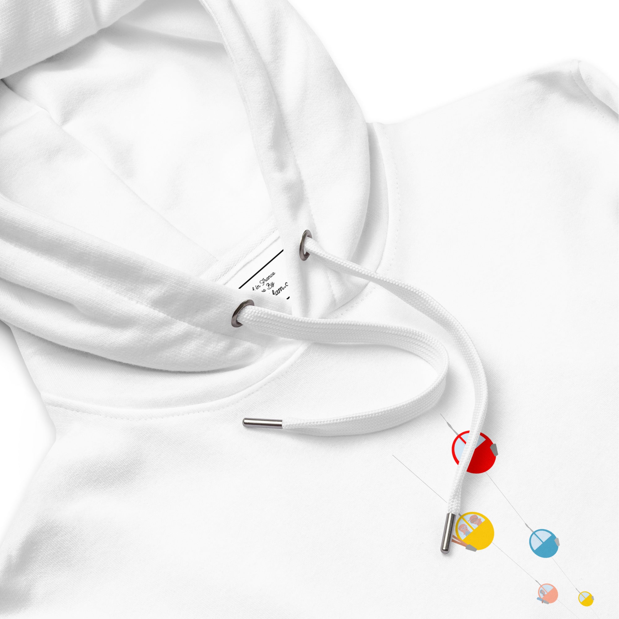 Sweat à capuche premium écologique Gondolas in the mist