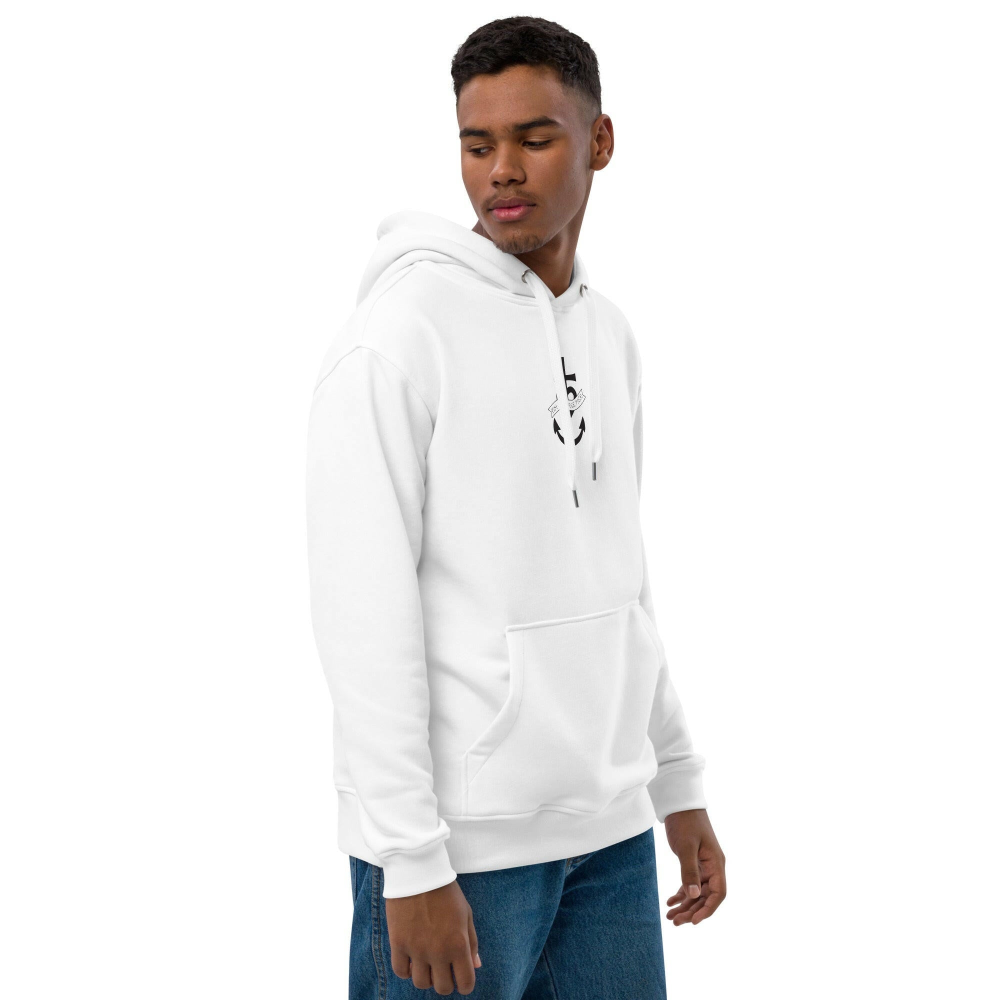 Premium eco hoodie Oh Bonne Mer 1 small pattern on front