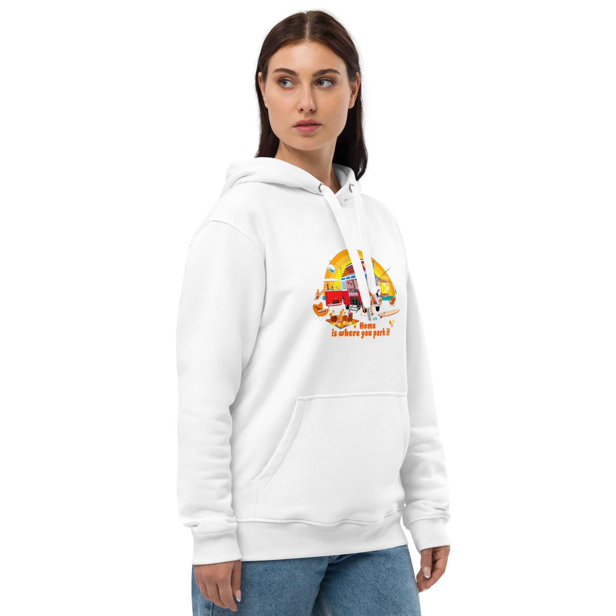 Premium eco hoodie Ultra Combi Home is where you park it