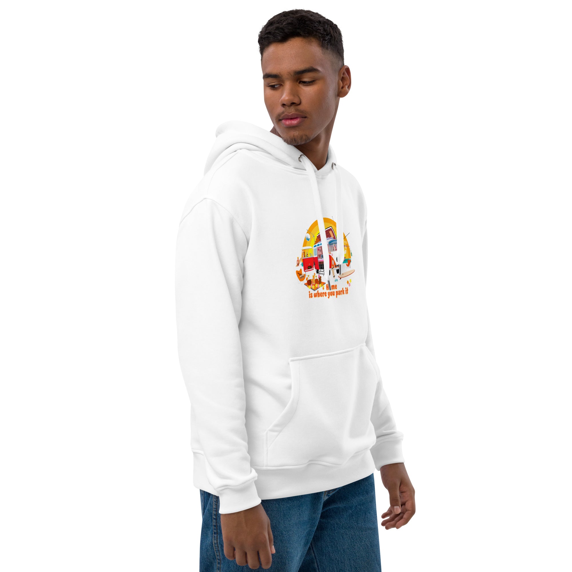 Premium eco hoodie Ultra Combi Home is where you park it