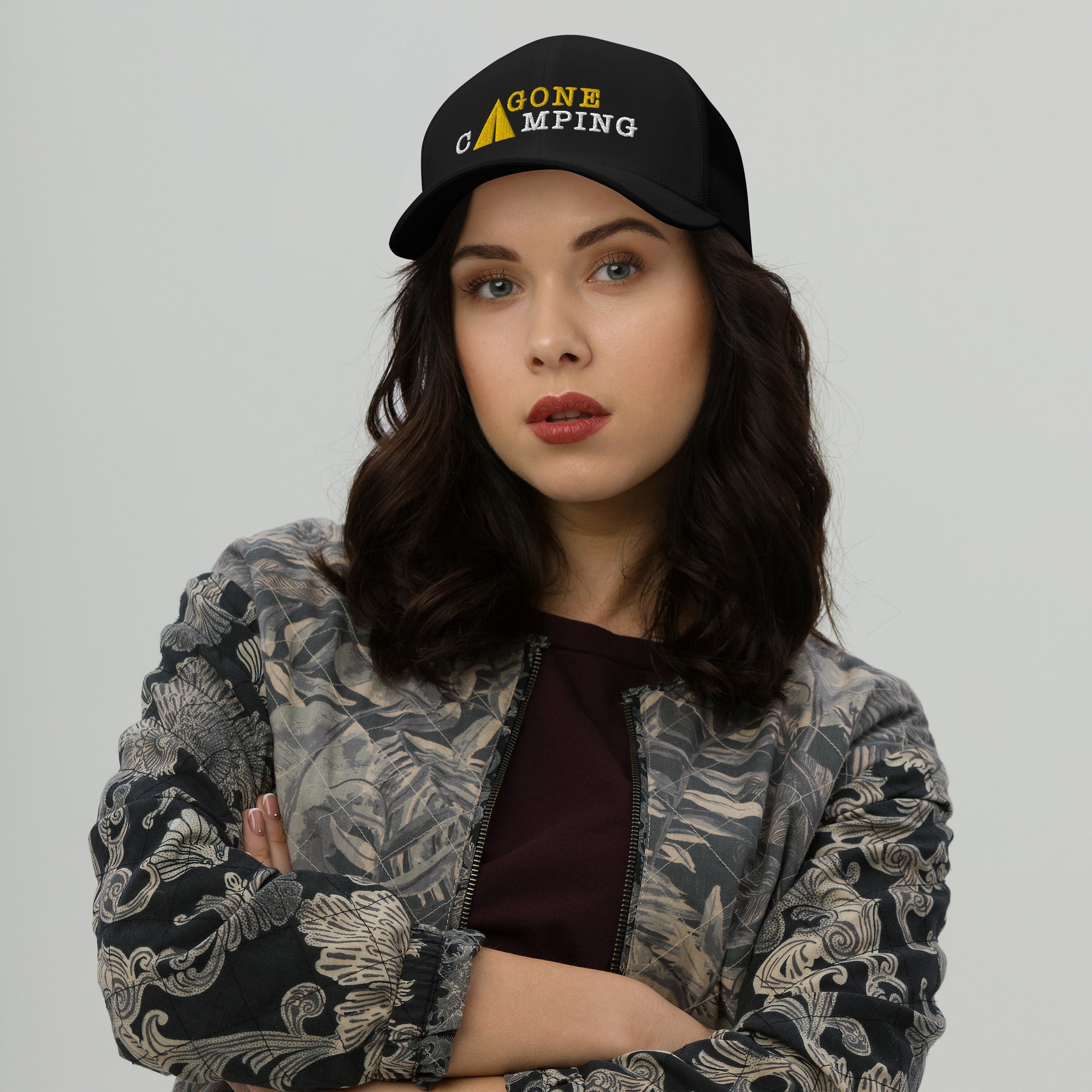 Retro Trucker Cap Gone Camping
