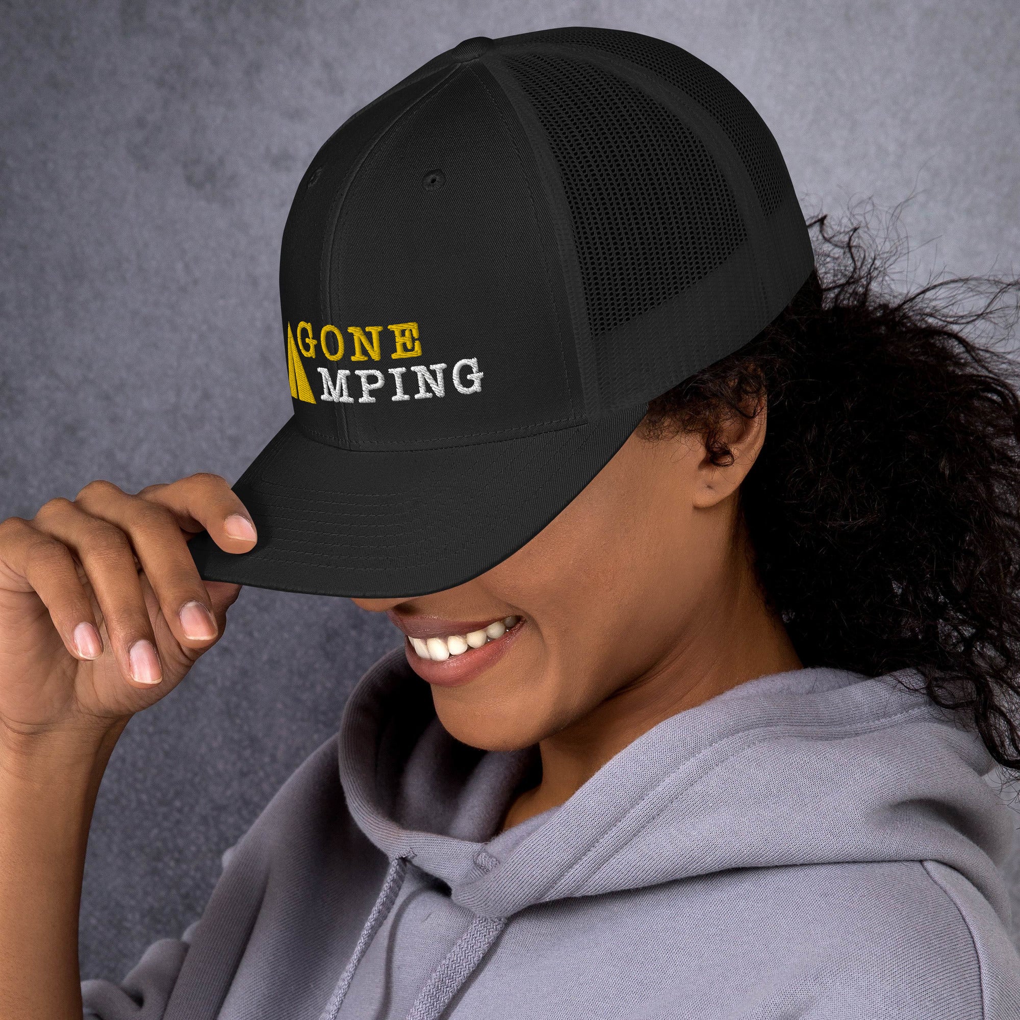 Retro Trucker Cap Gone Camping