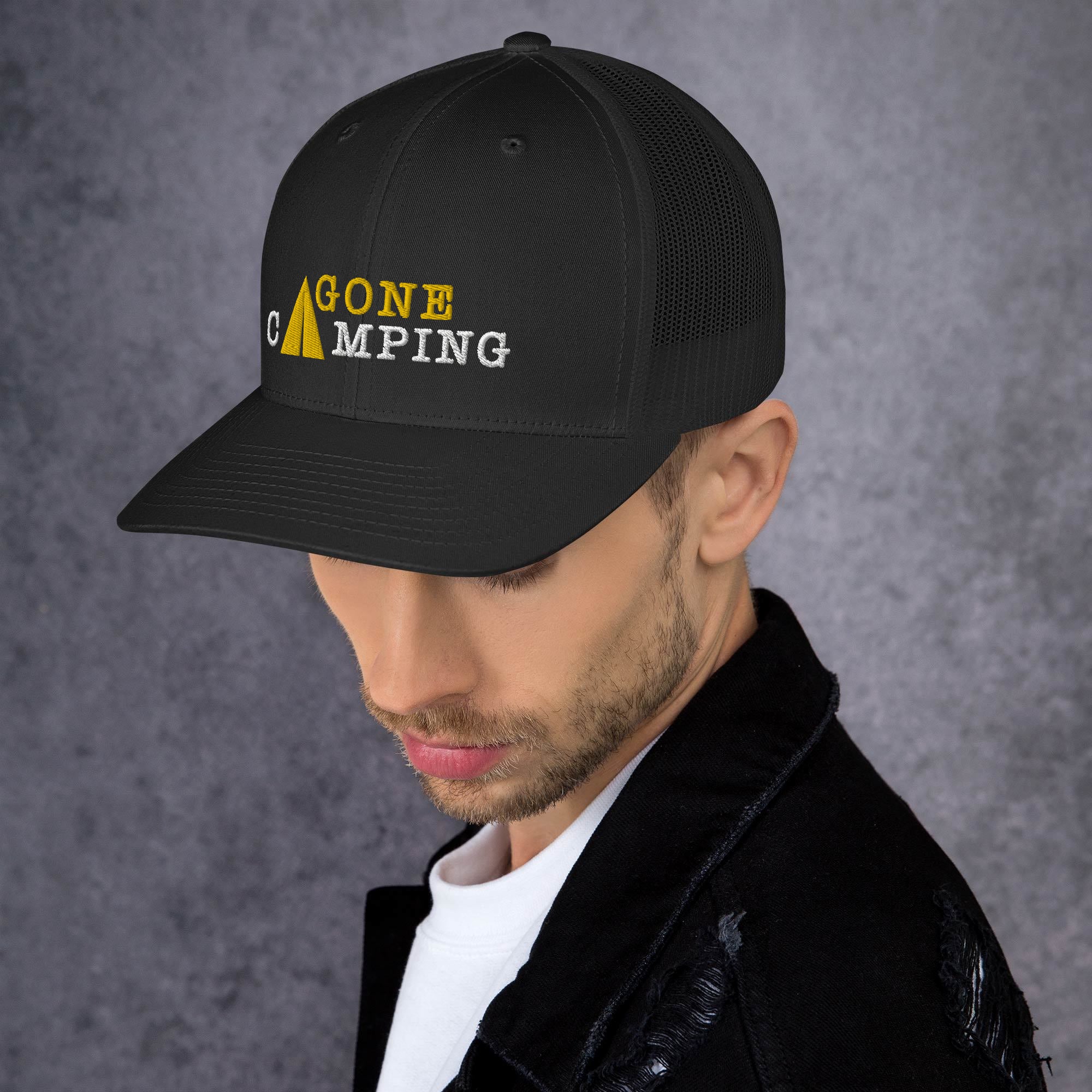 Retro Trucker Cap Gone Camping