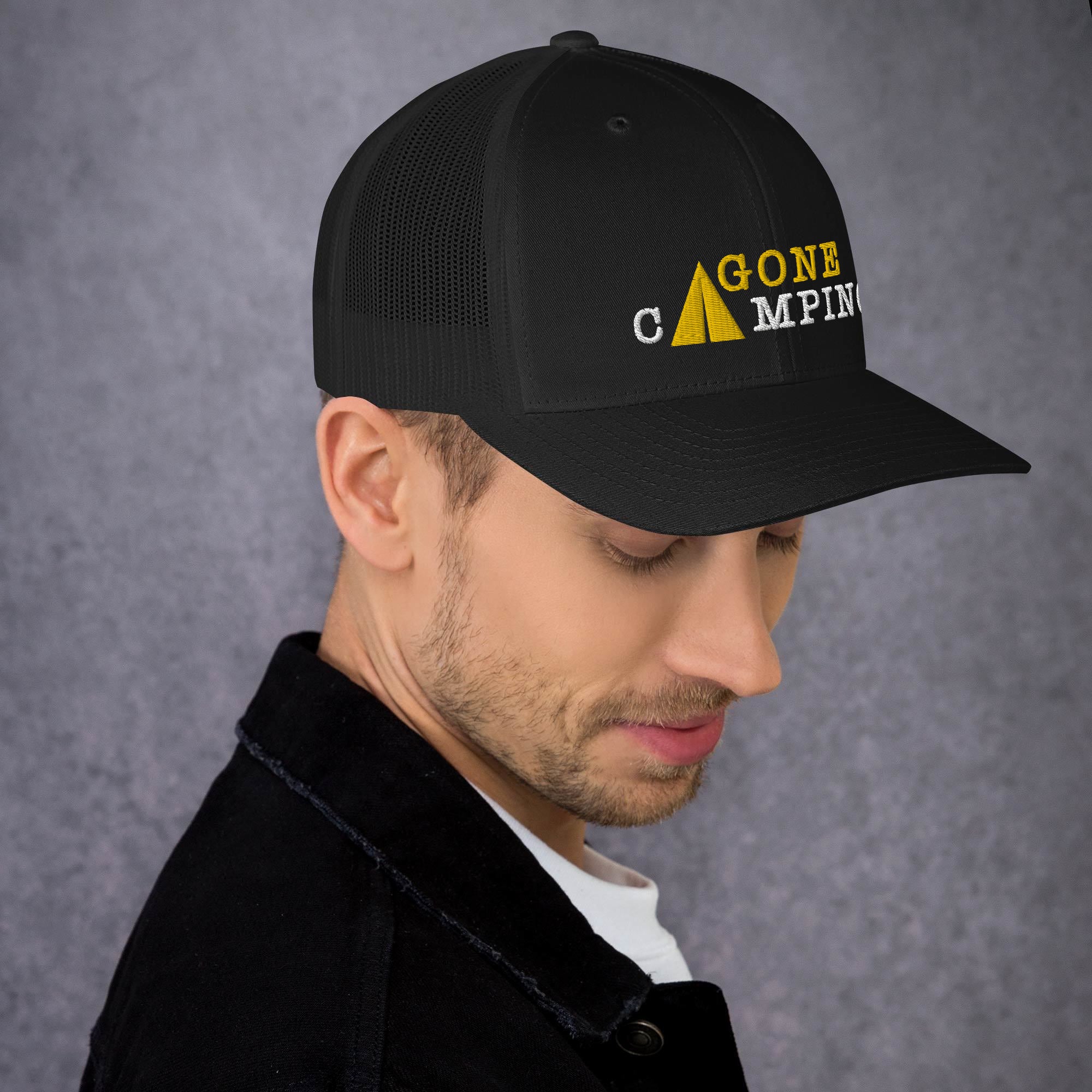 Retro Trucker Cap Gone Camping