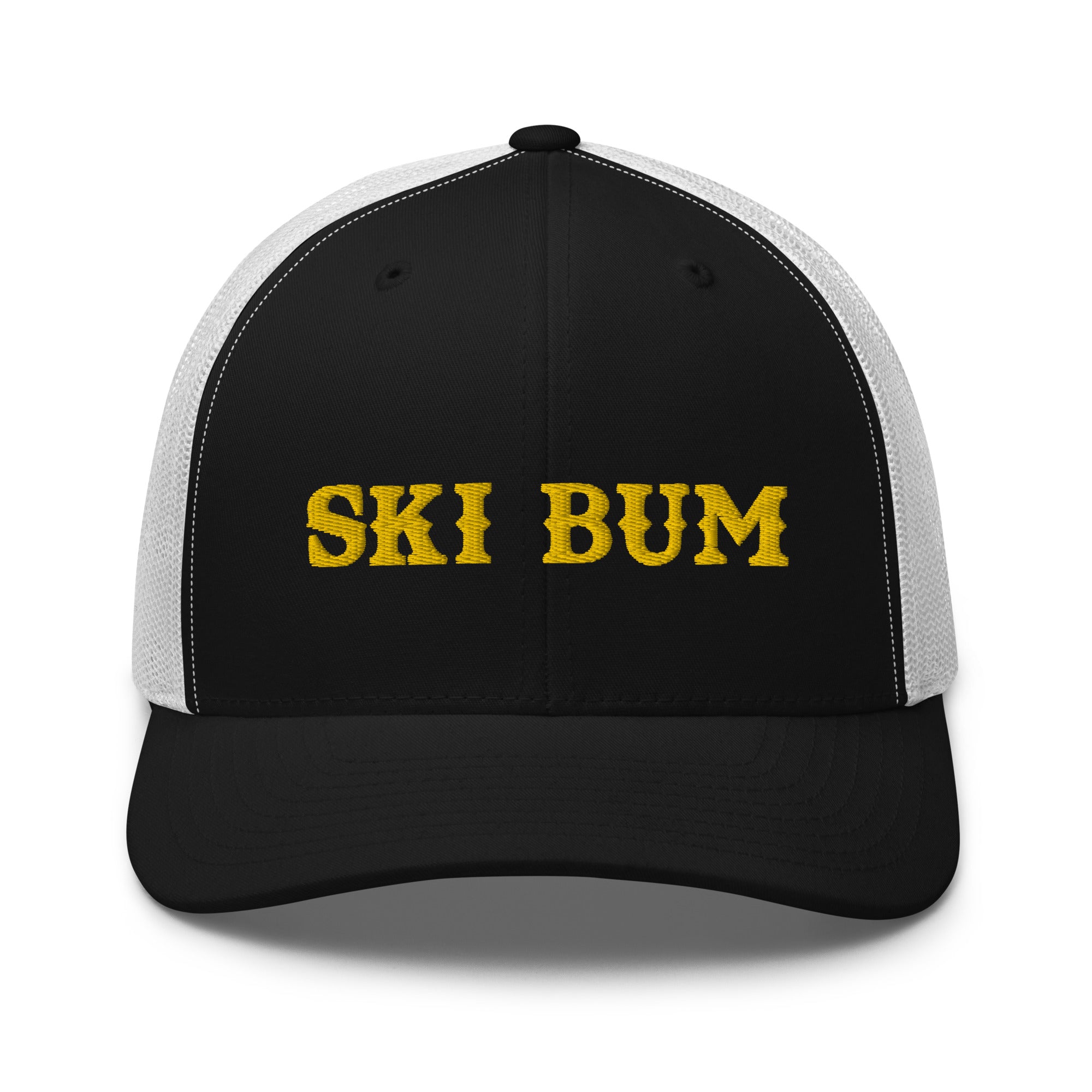 Casquette trucker rétro bicolore Ski Bum Gold