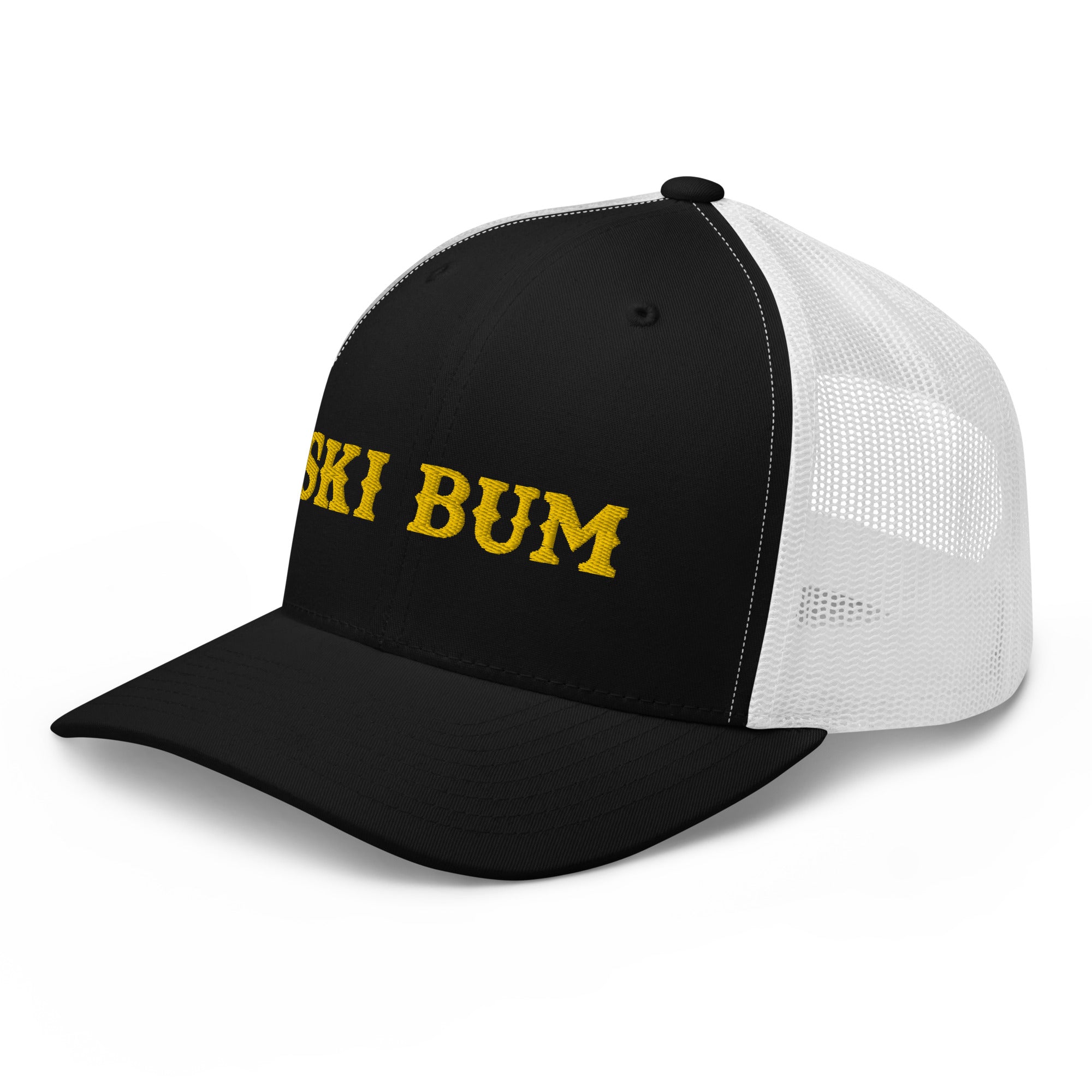 Casquette trucker rétro bicolore Ski Bum Gold