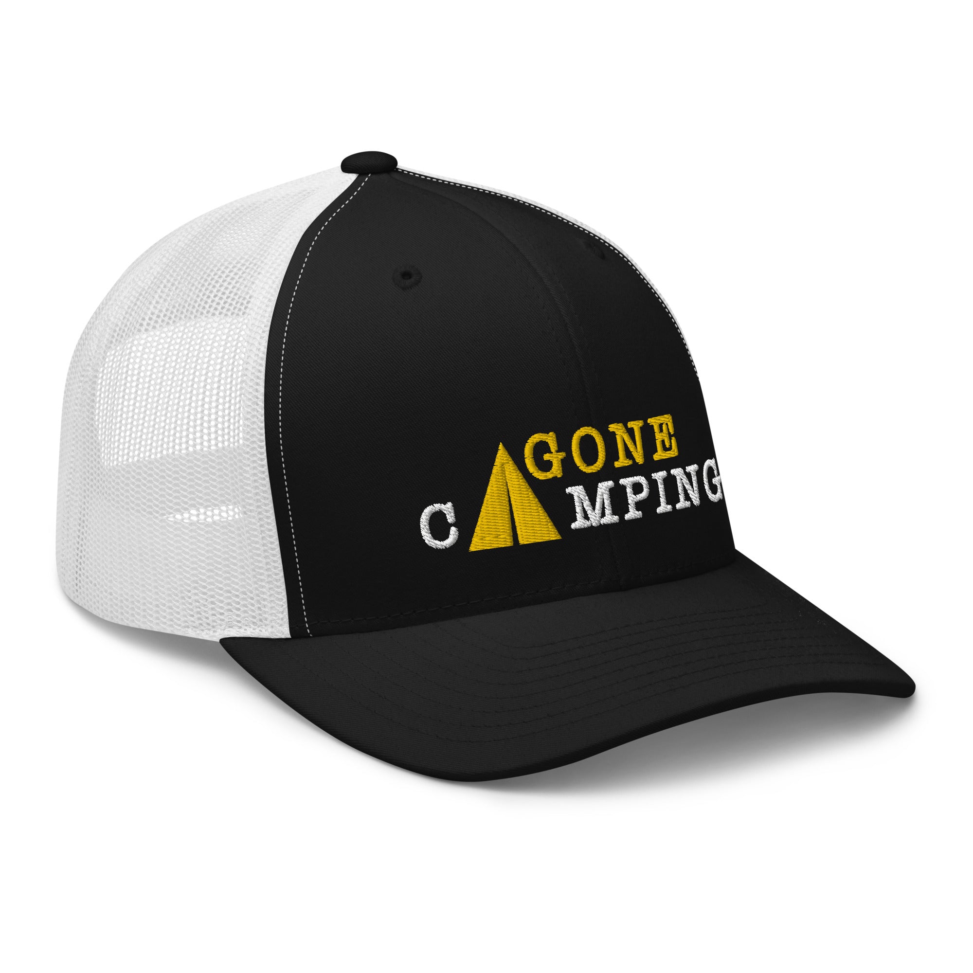 Casquette trucker rétro bicolore Gone Camping
