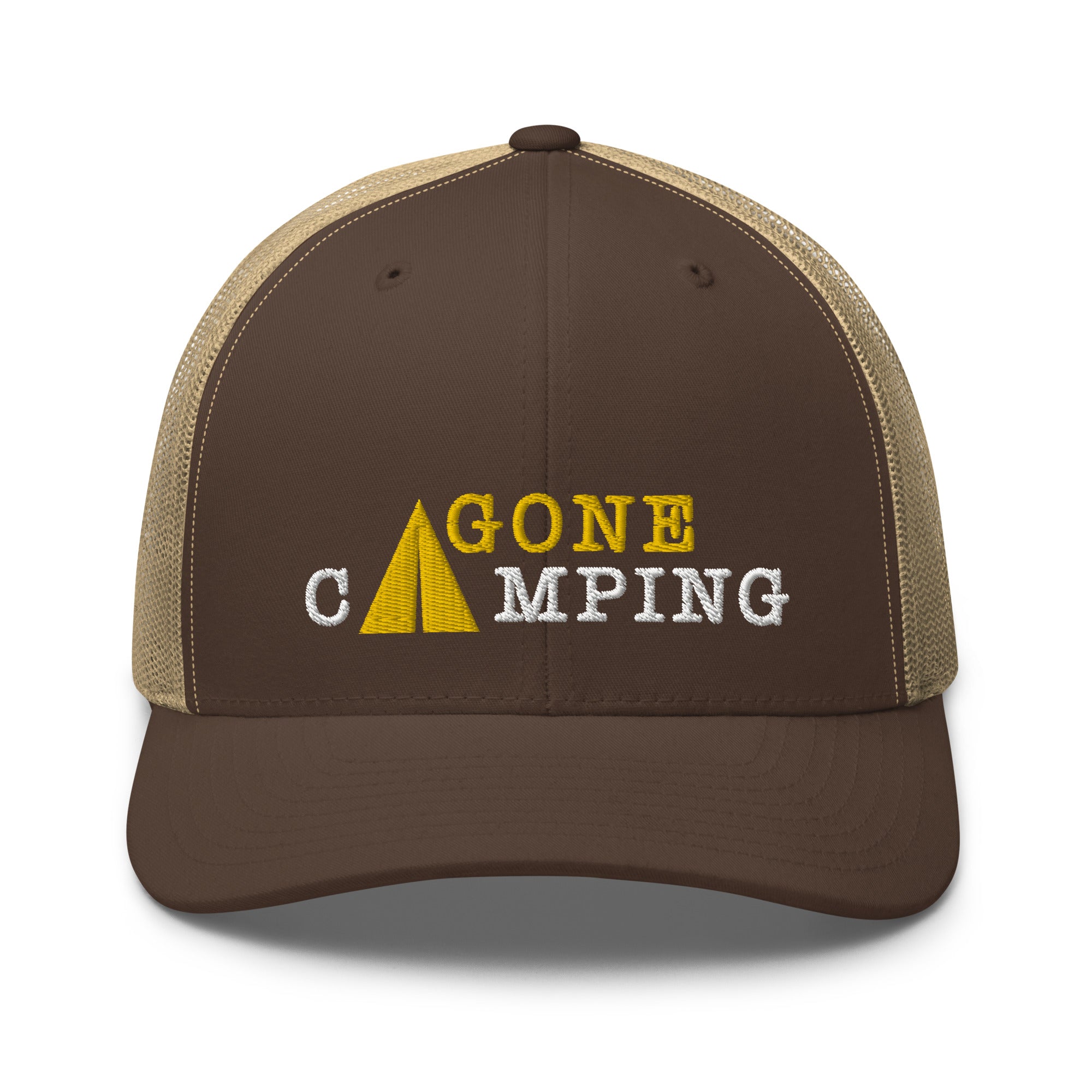 Casquette trucker rétro bicolore Gone Camping