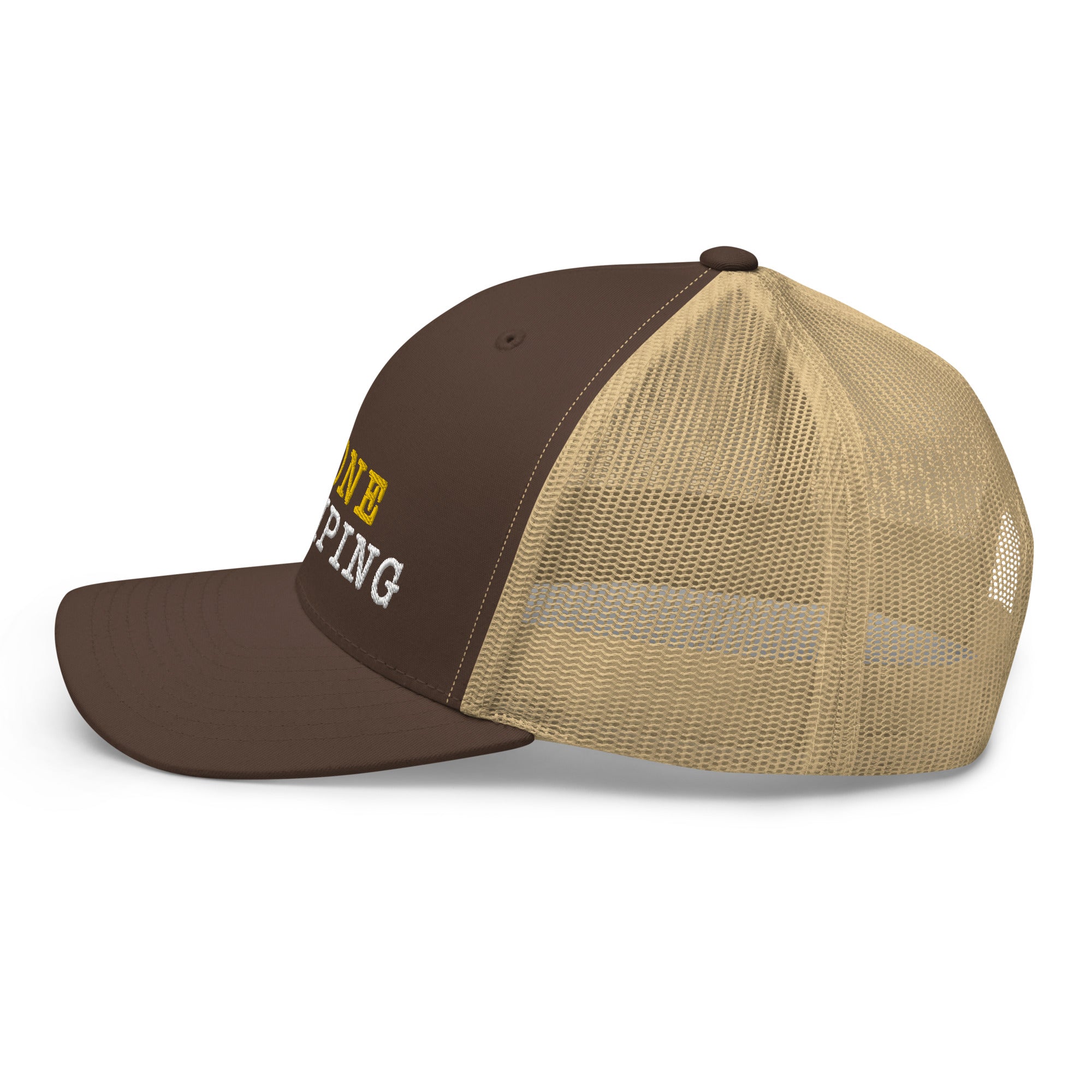 Casquette trucker rétro bicolore Gone Camping