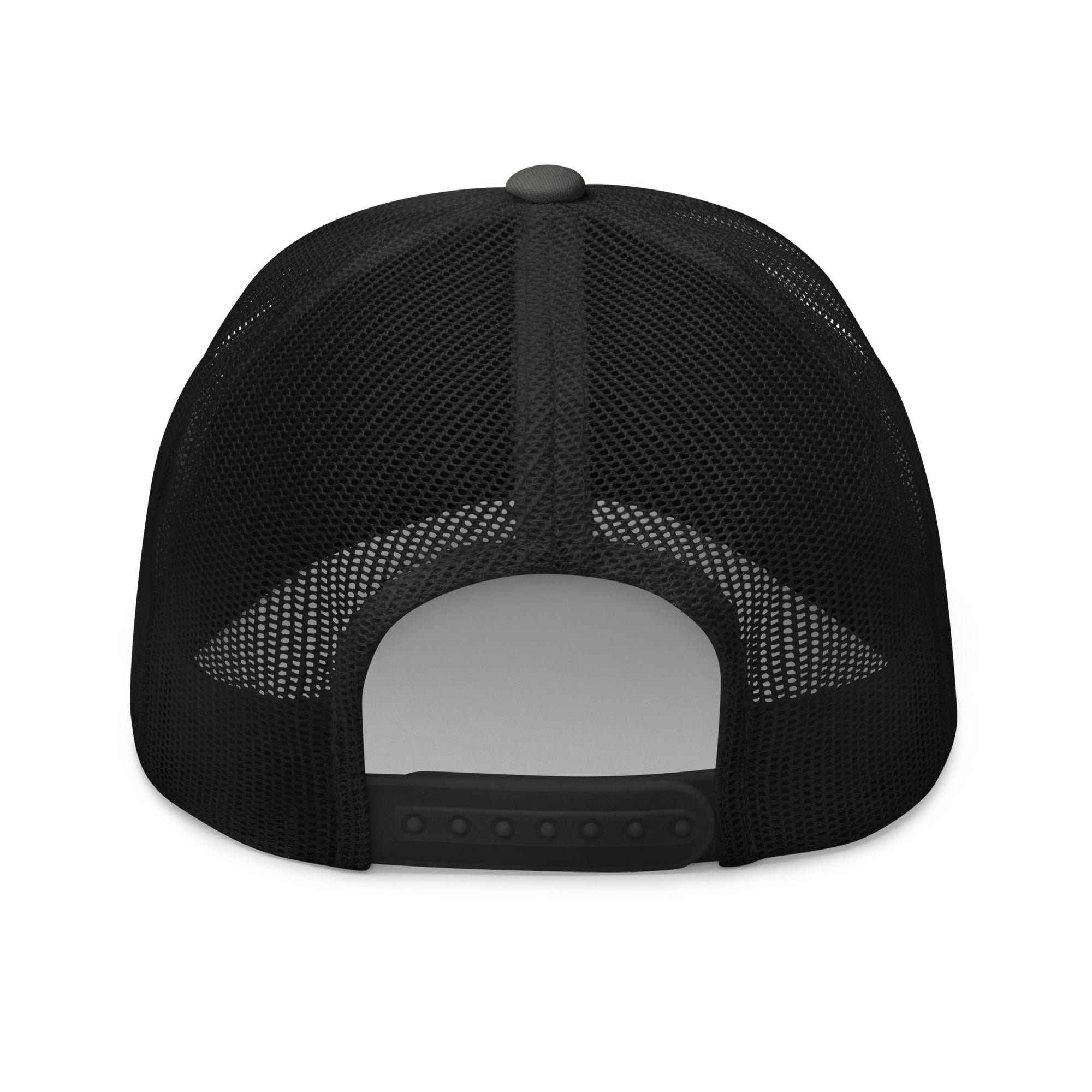 Two-Tone Retro Trucker Cap Free camping is not a crime white/orange