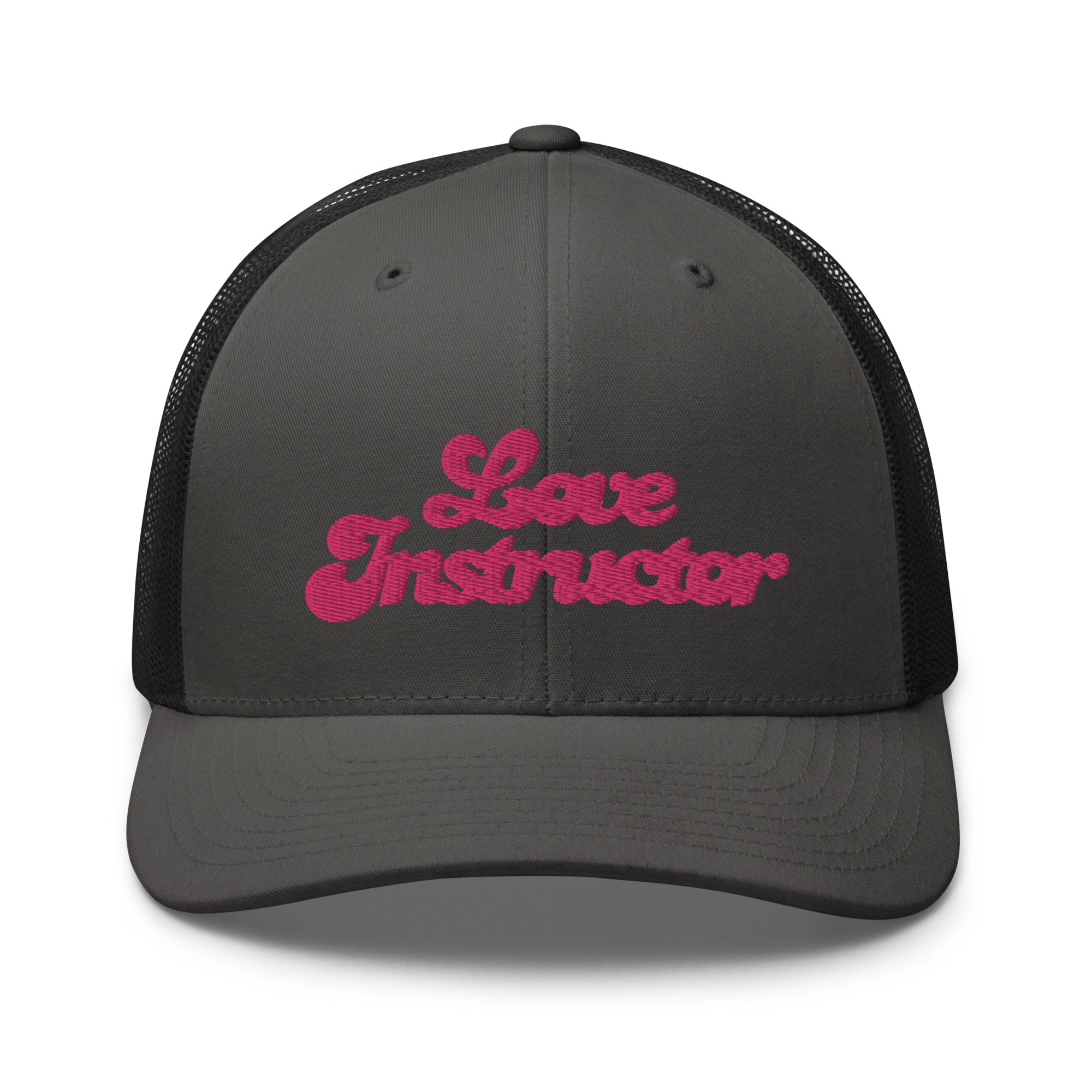 Casquette trucker rétro bicolore Love instructor